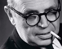 Manden bag PH lampen