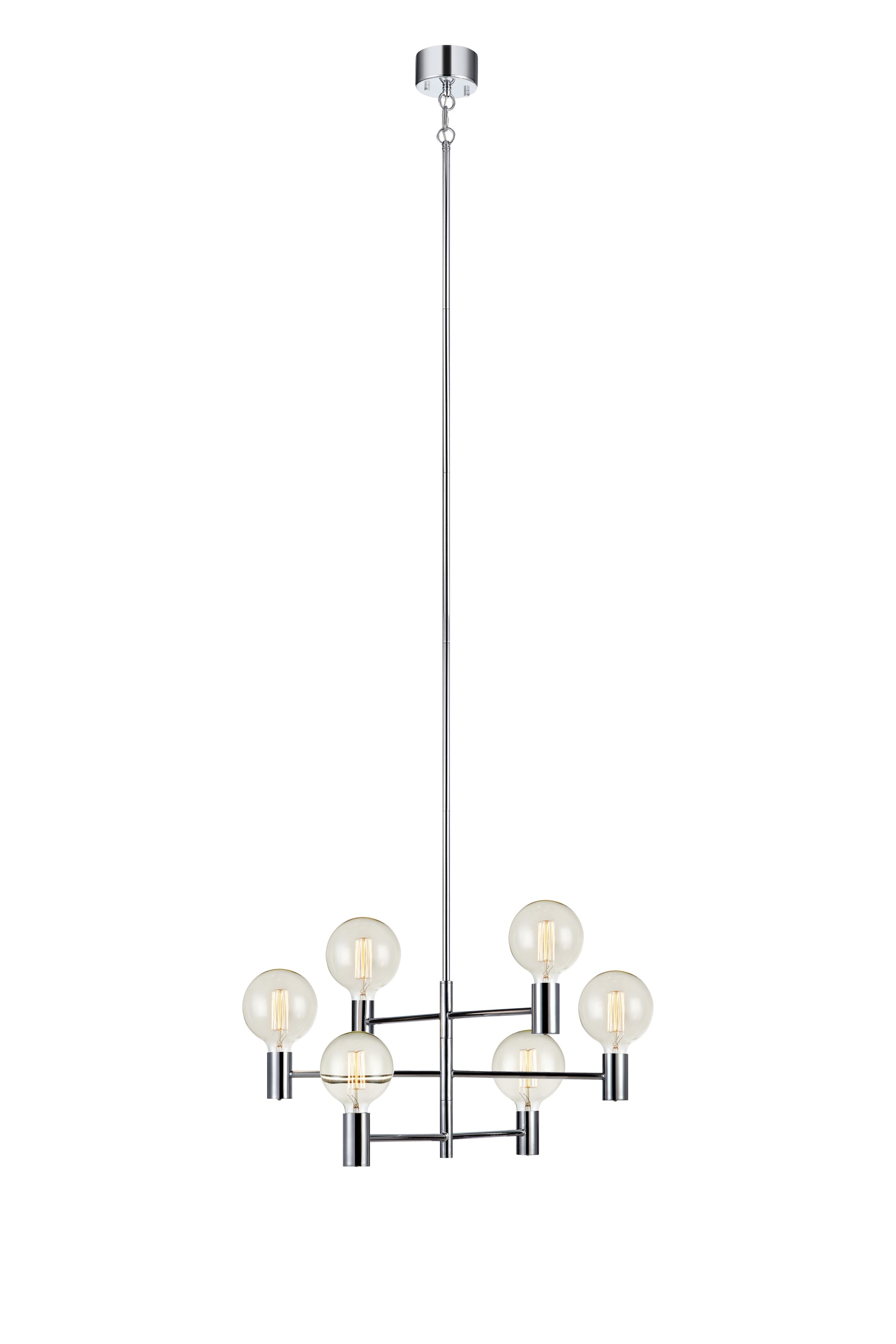 Capital Pendel 6L Krom