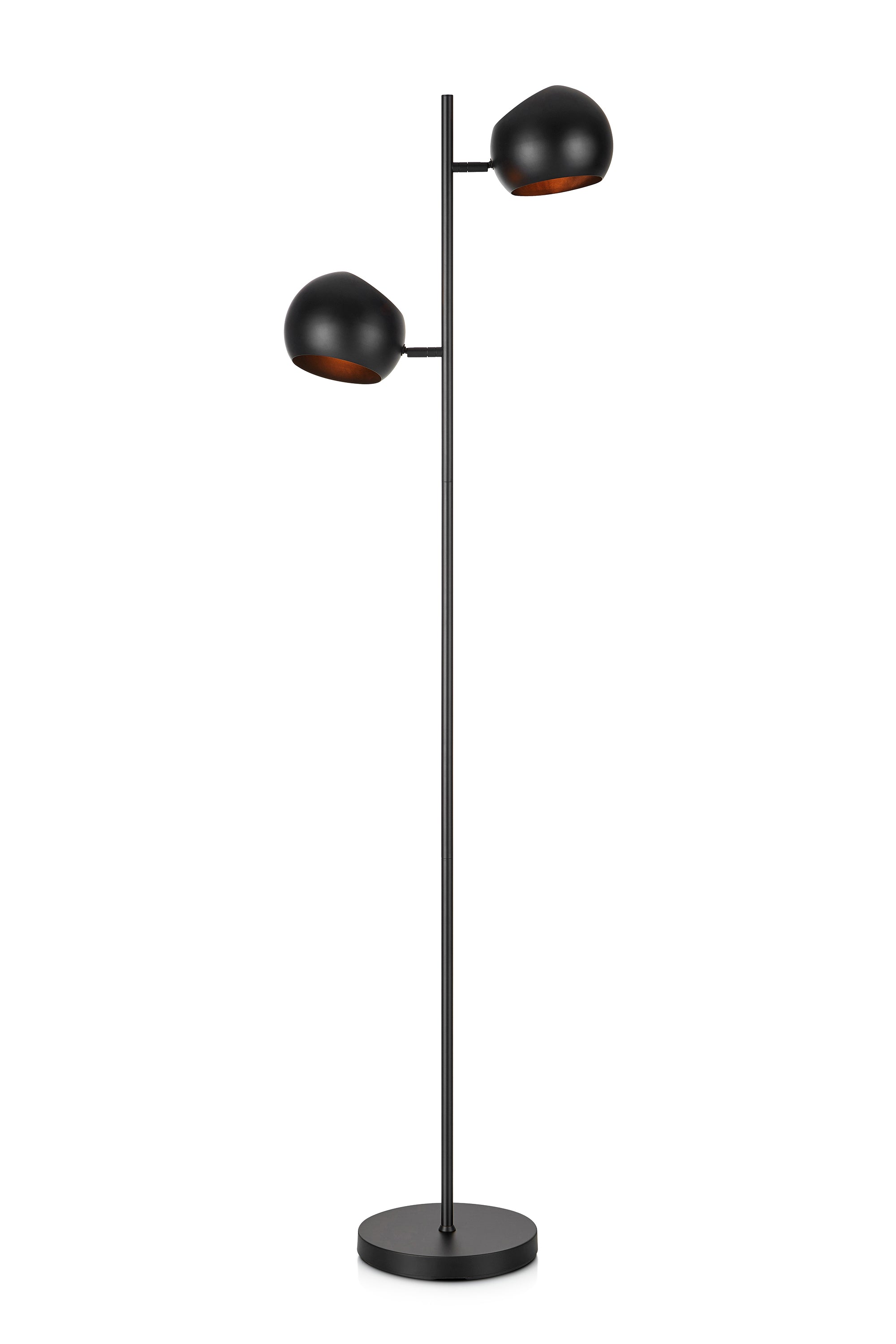 Markslöjd Edgar Gulvlampe 2L Sort billede 4