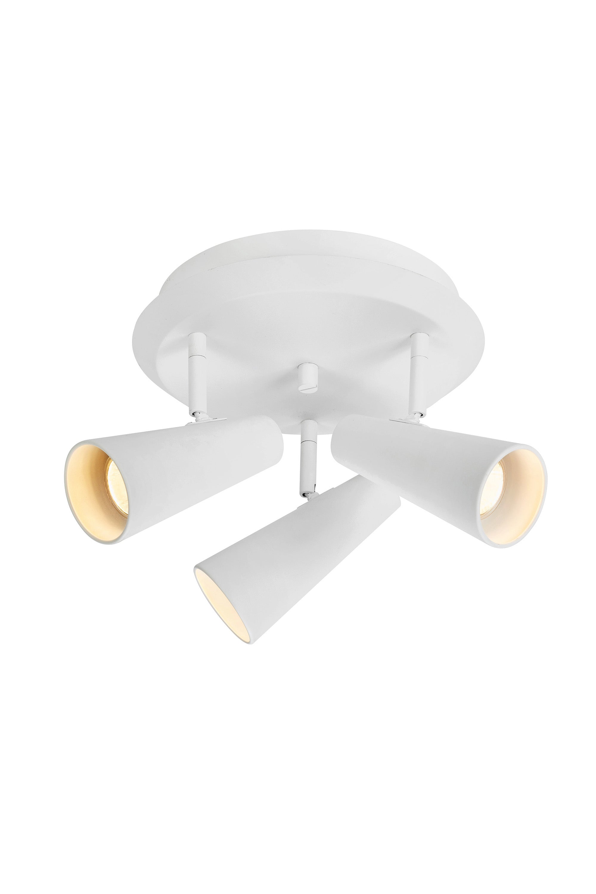 Crest Loftslampe 3L Round Hvid