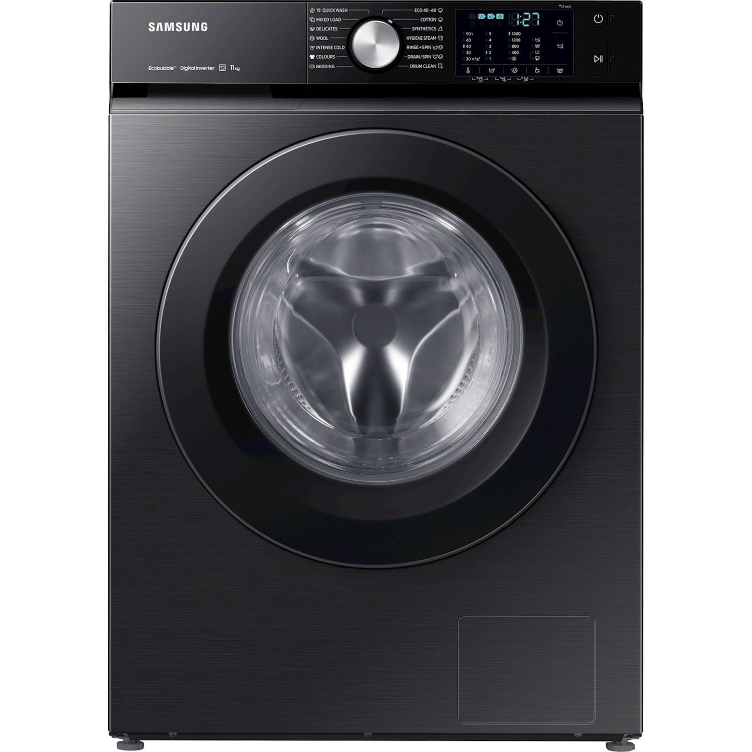 Samsung WW11BBA047ABEE Sort Frontbetjent Vaskemaskine 11kg