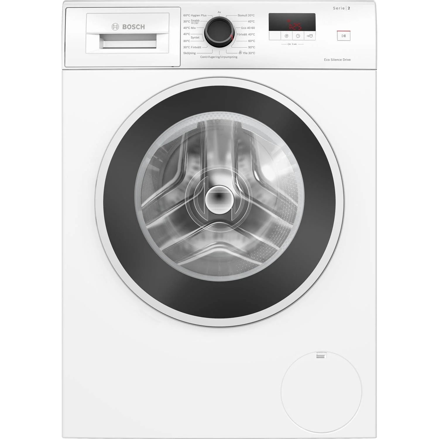 Bosch WGE0340ESN 8kg hvid frontbetjent vaskemaskine