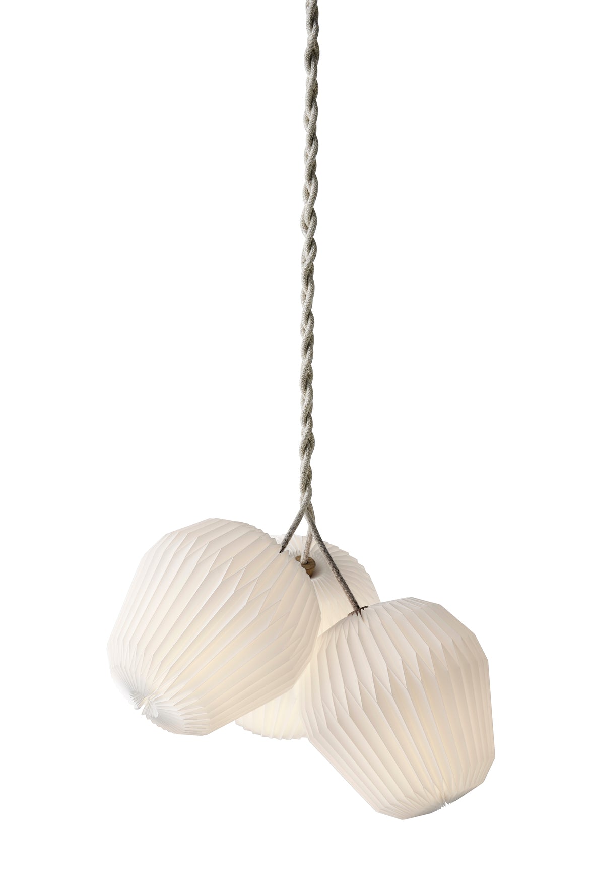 LE KLINT 130 Bouquet 3 3 x E14 Ø35 Medium Pendel m. 3 Papirskærme