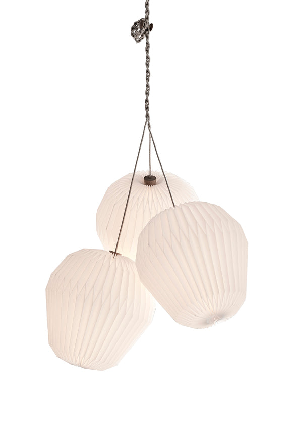 LE KLINT 130 Bouquet 3 3 x E27 Ø80 XL Pendel m. 3 Standardskærme