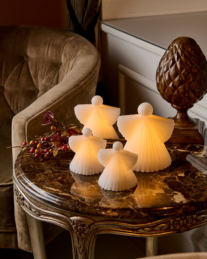 Asta Engel Hvid H15 cm LED