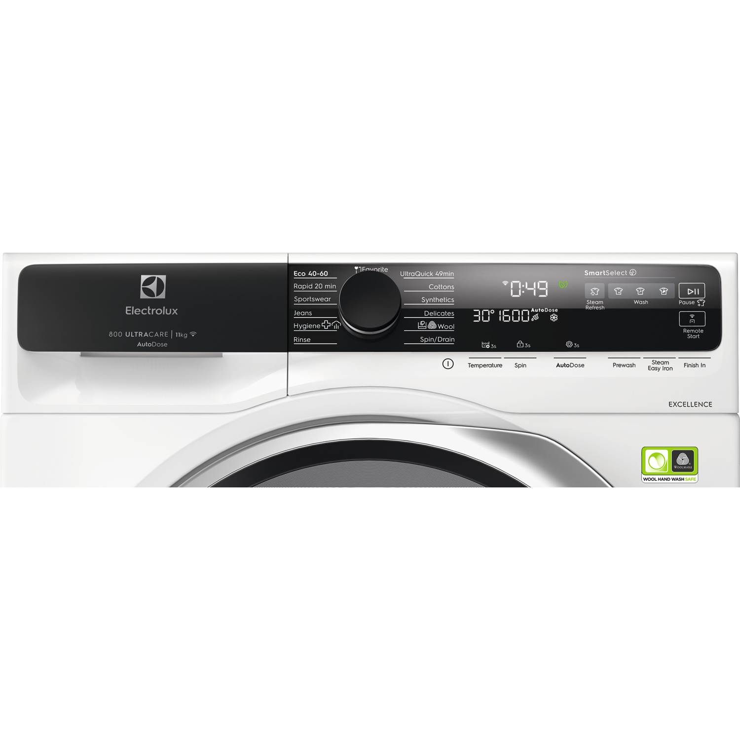 Kontrolpanel på Electrolux XLNF86Y55Q