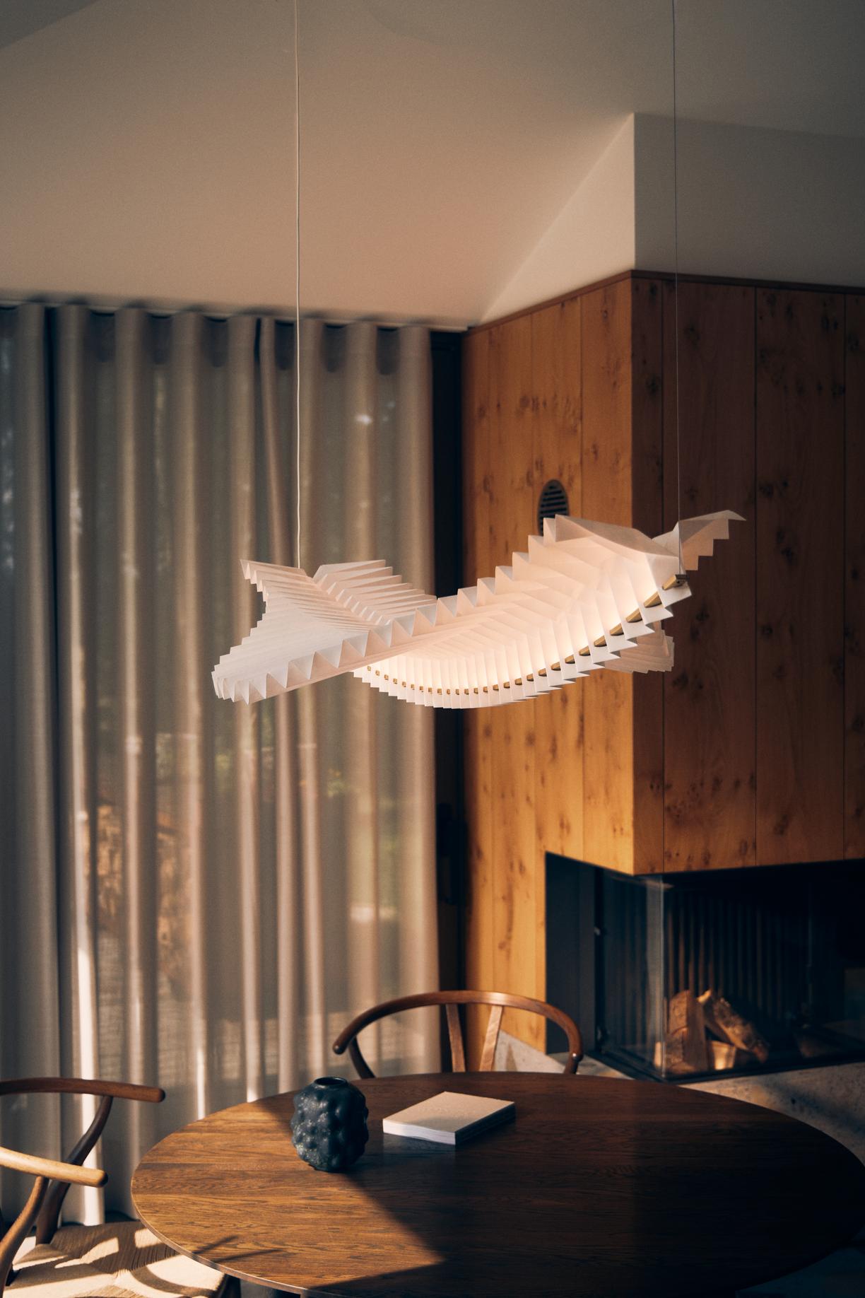 Frandsens Sora Pendant Solid Brass & White