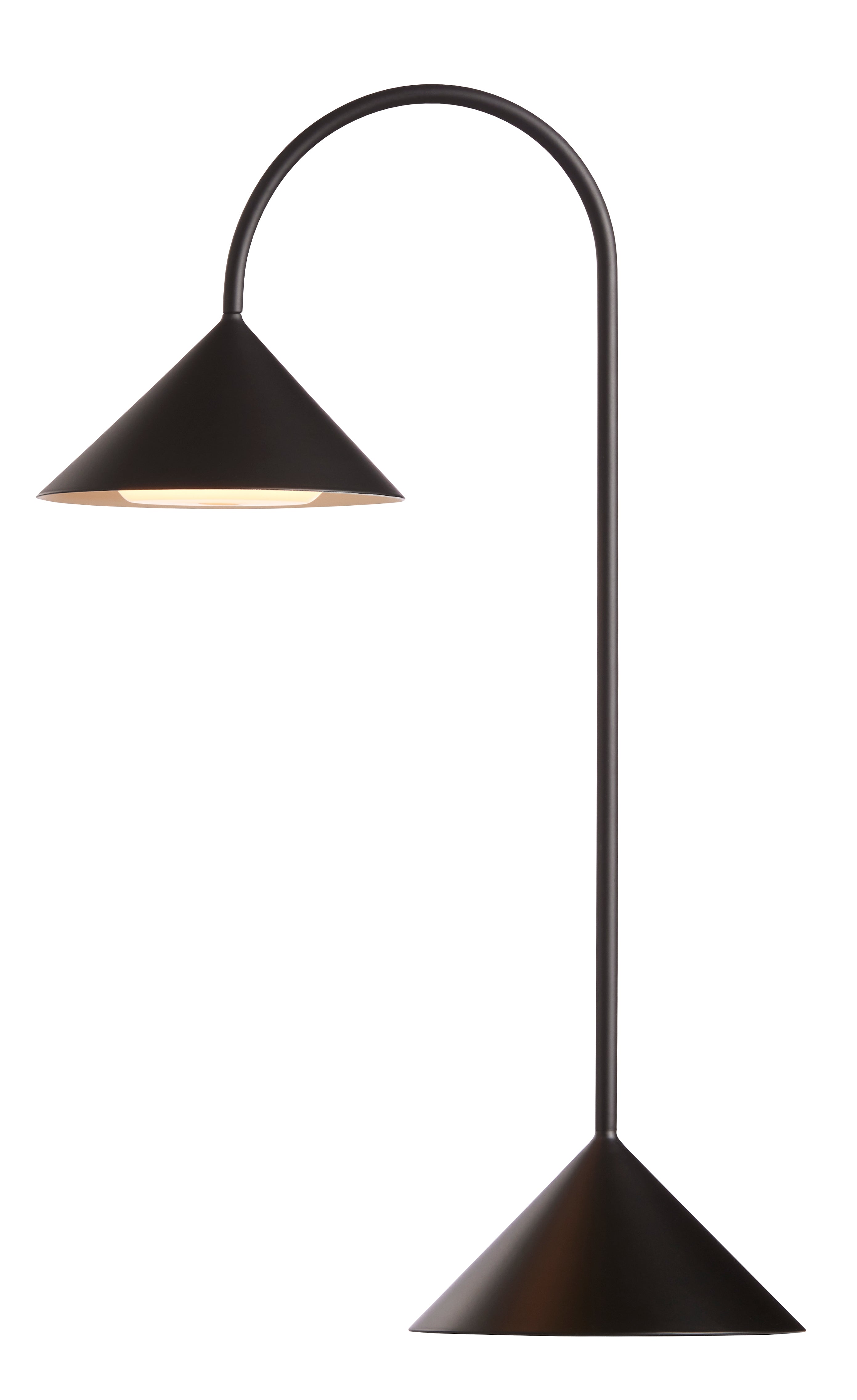 Matt Black Frandsen portable lampe