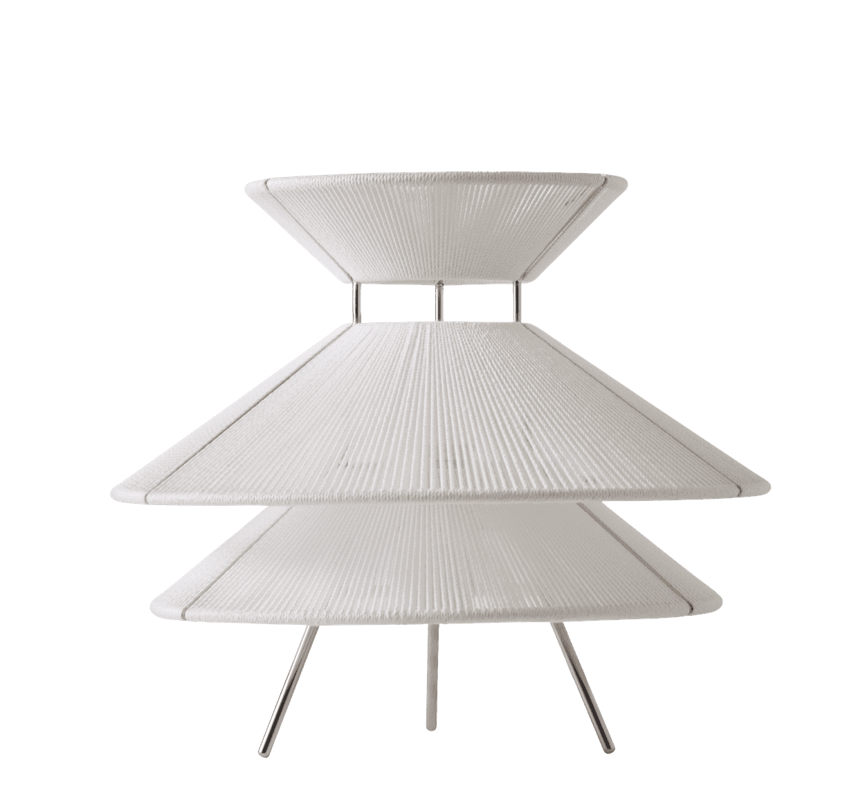 Frandsen Kiku Ø35.5 E27 25W Hvid Bordlampe