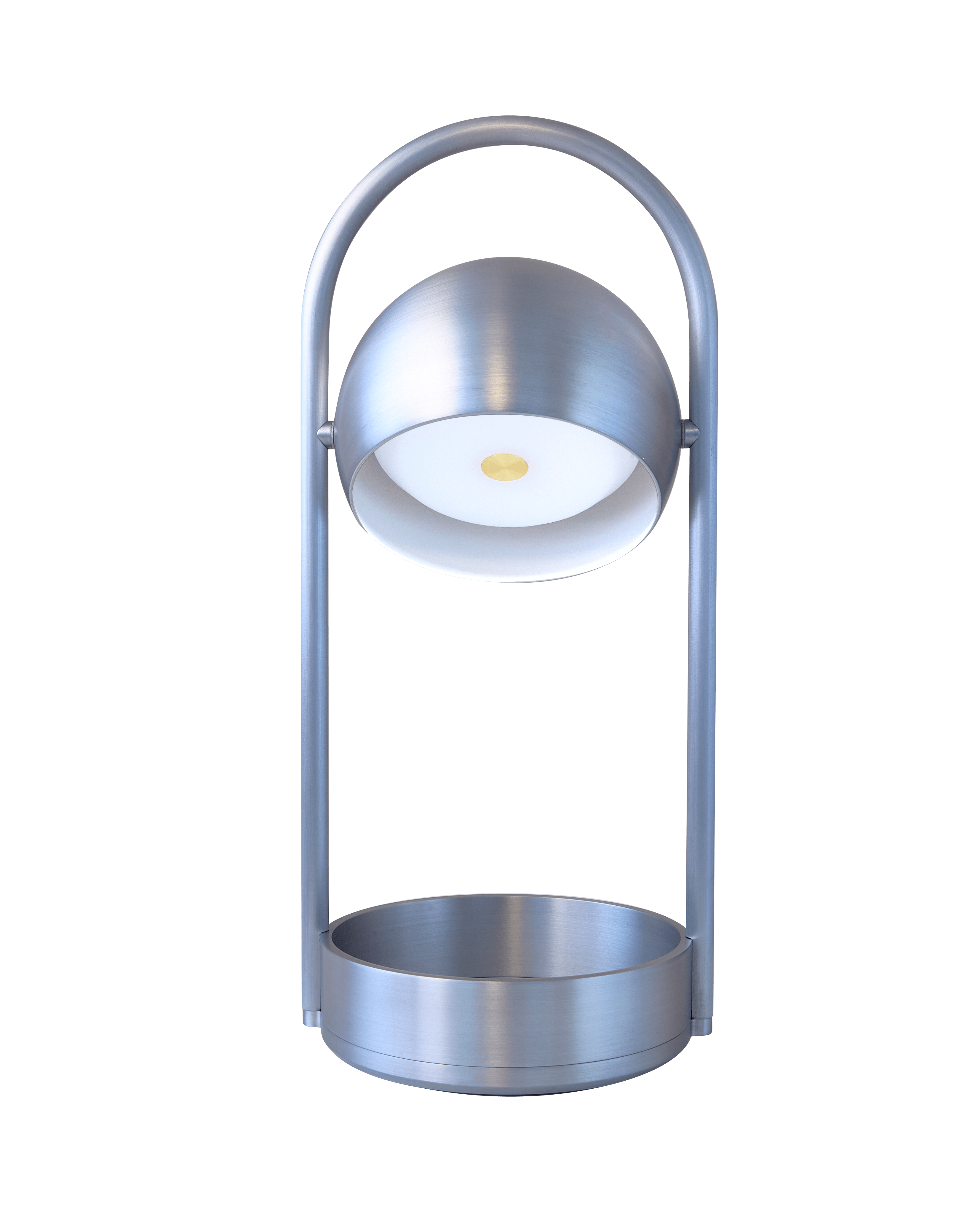 Ball LED Portable Brushed Aluminium