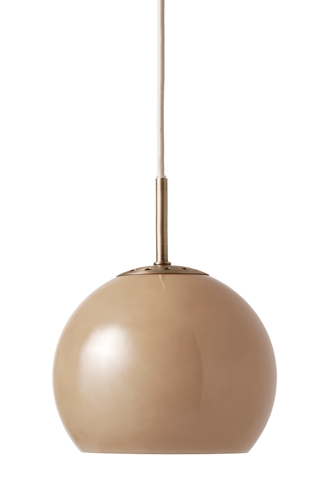 Ball Glass Pendel Ø25 Cappuccino billede 4
