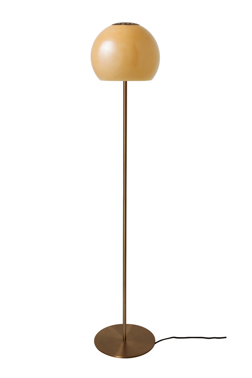 Ball Glass Gulvlampe Ø25 Amber billede 4