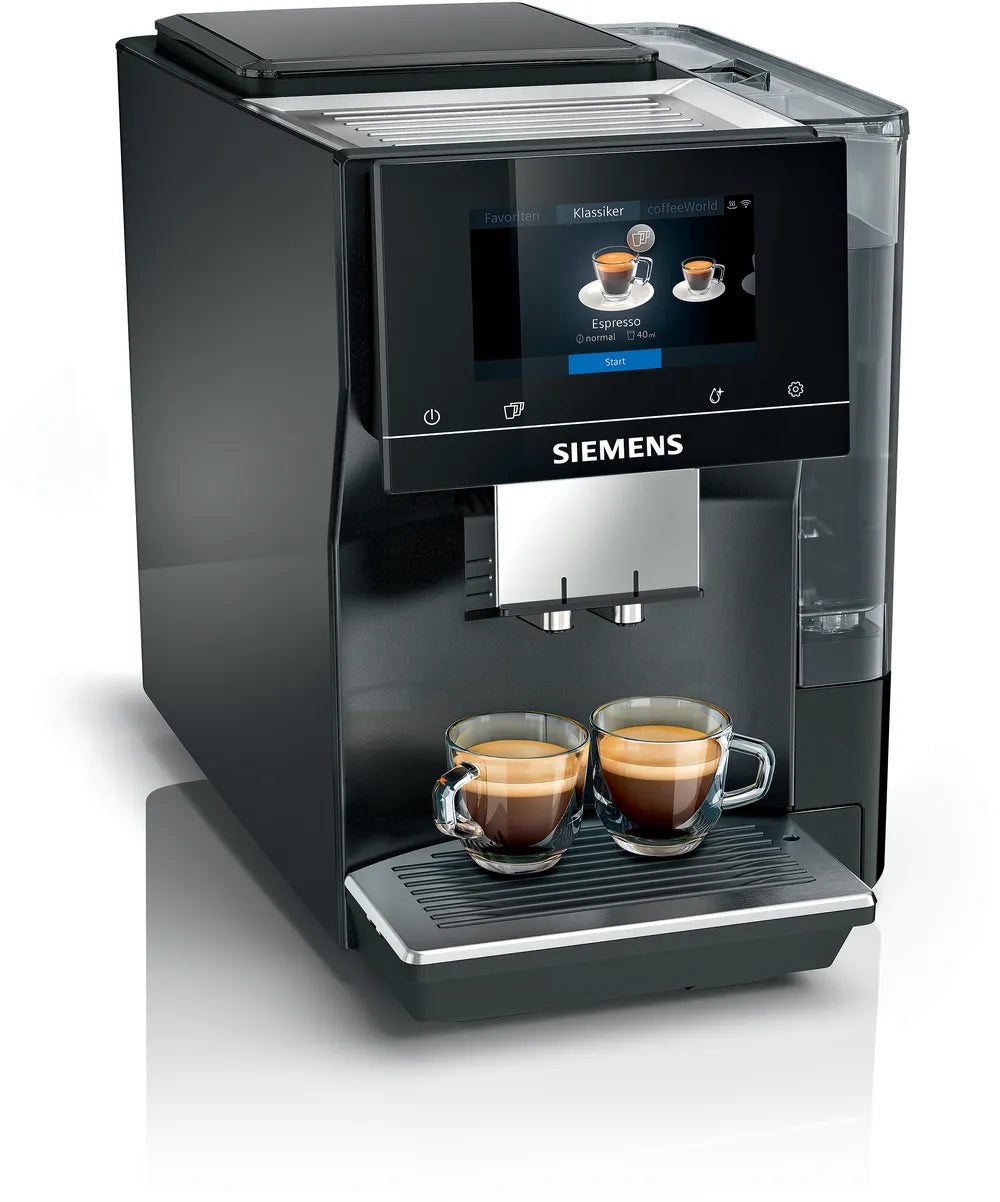 Siemens Fuldautomatisk kaffemaskine TP717R06 EQ700 Classic Midnat Sølvmetallic