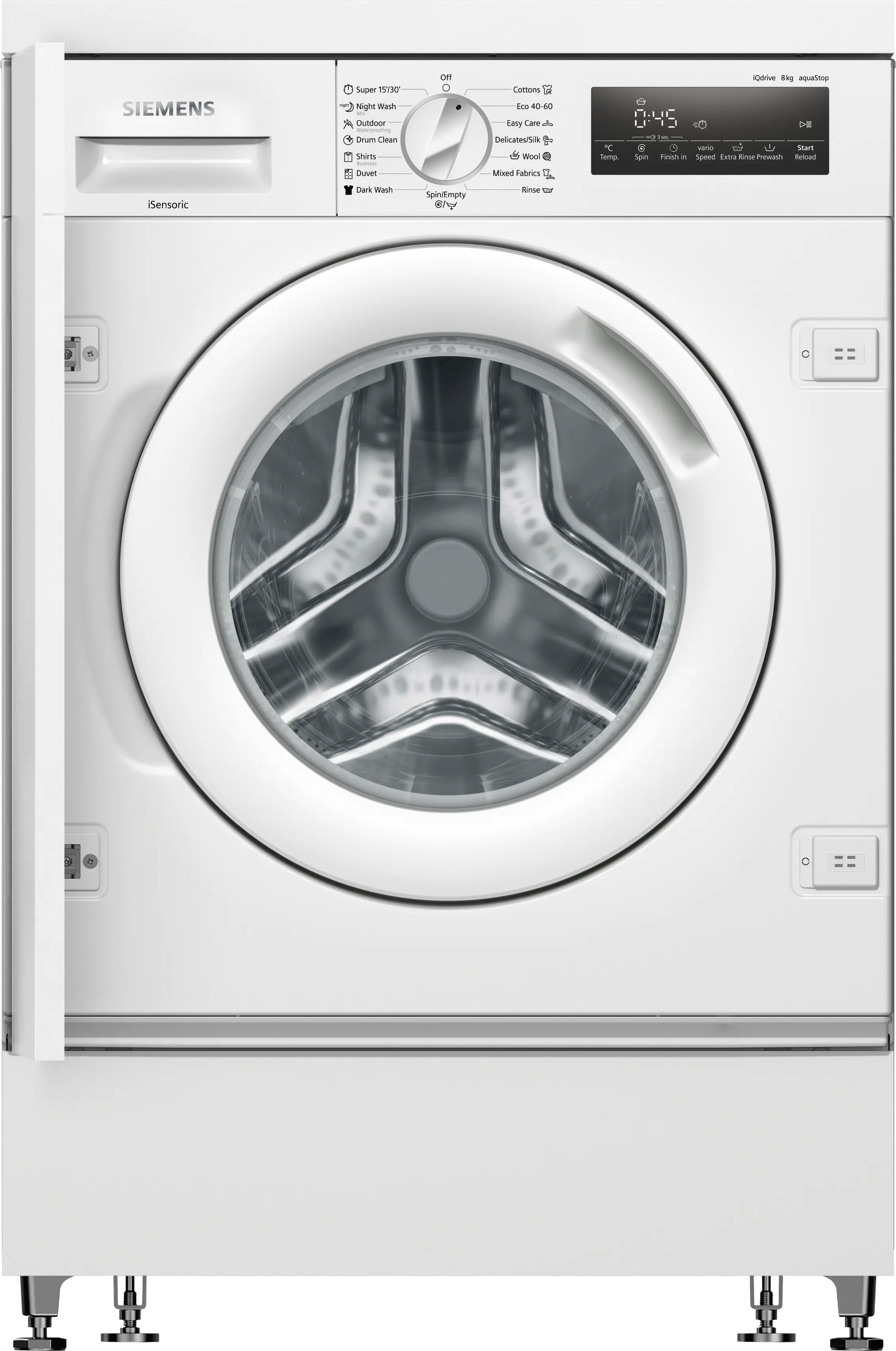 Siemens WI14W542EU integreret vaskemaskine 8 kg