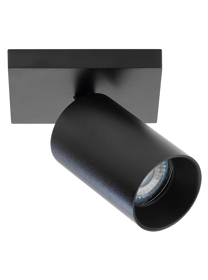 SpotOn1 GU10 Loft-vægspot Sort