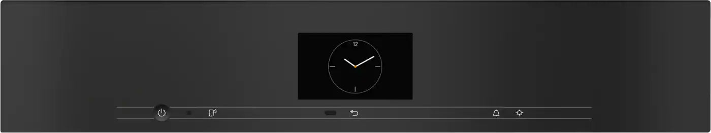 Brugerflade til Miele indbygningsovn H 7565 BP OBSW NER