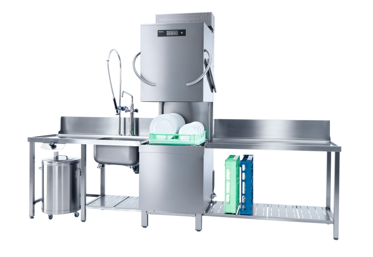 Zoomet ind på Miele PTD 901 DOS ECO gennemstiksopvaskemaskine