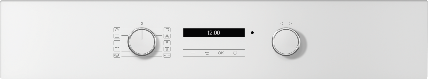 Et let og overskueligt display med Miele H2861B BRWS