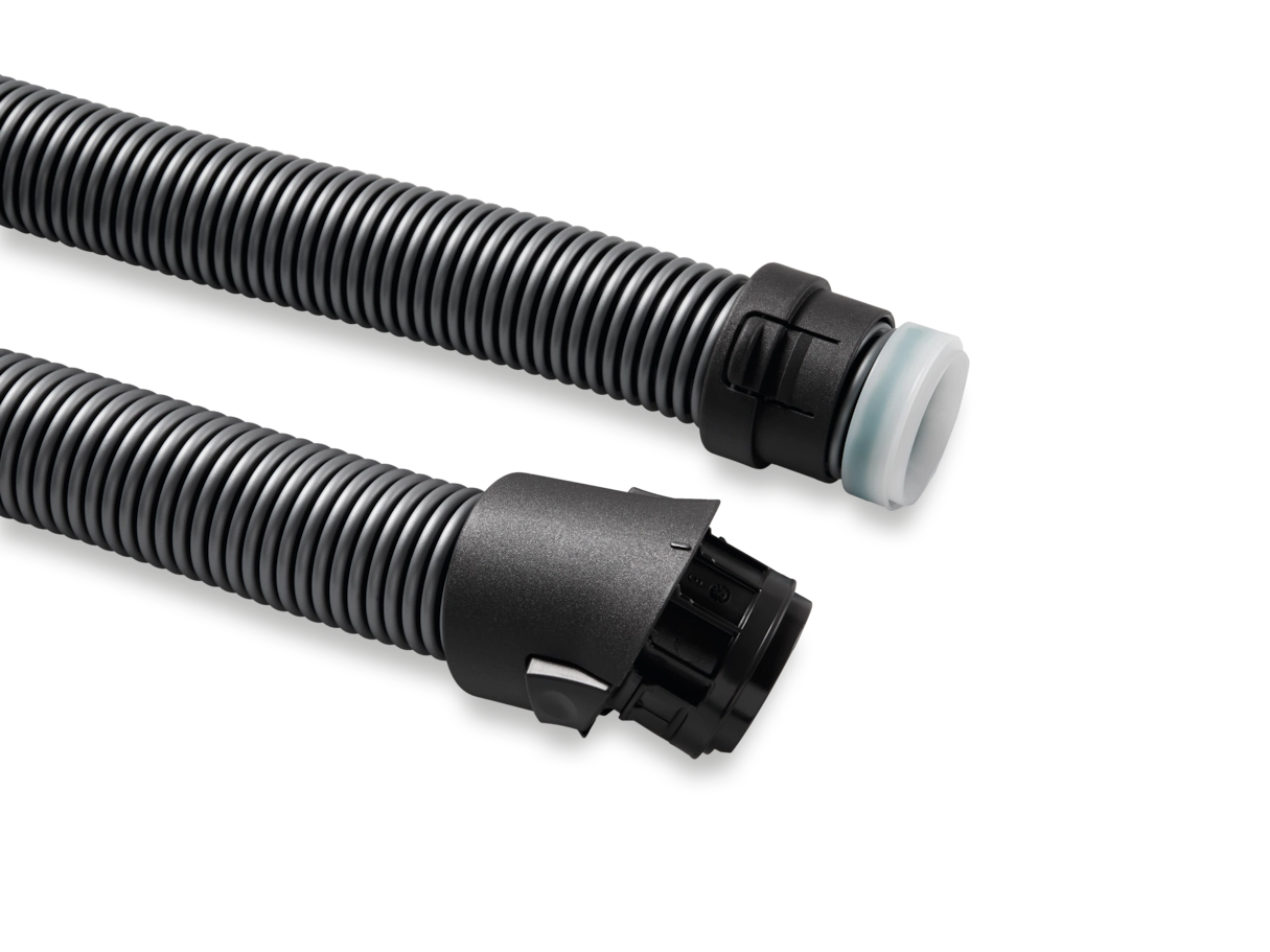 De to ender på Miele støvsugerslange