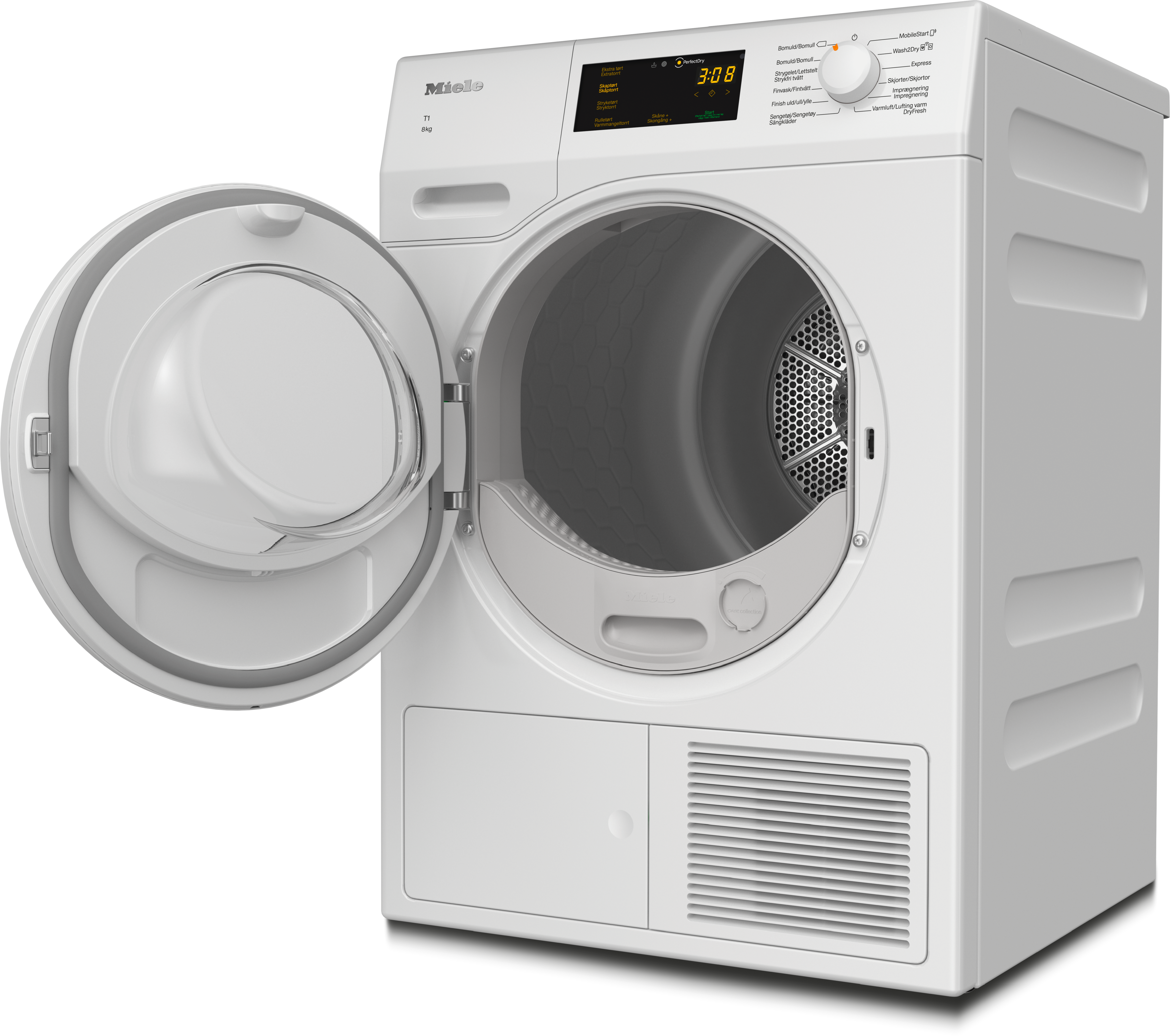 TCD 260 WP er en multifunktionel tørretumbler fra Miele