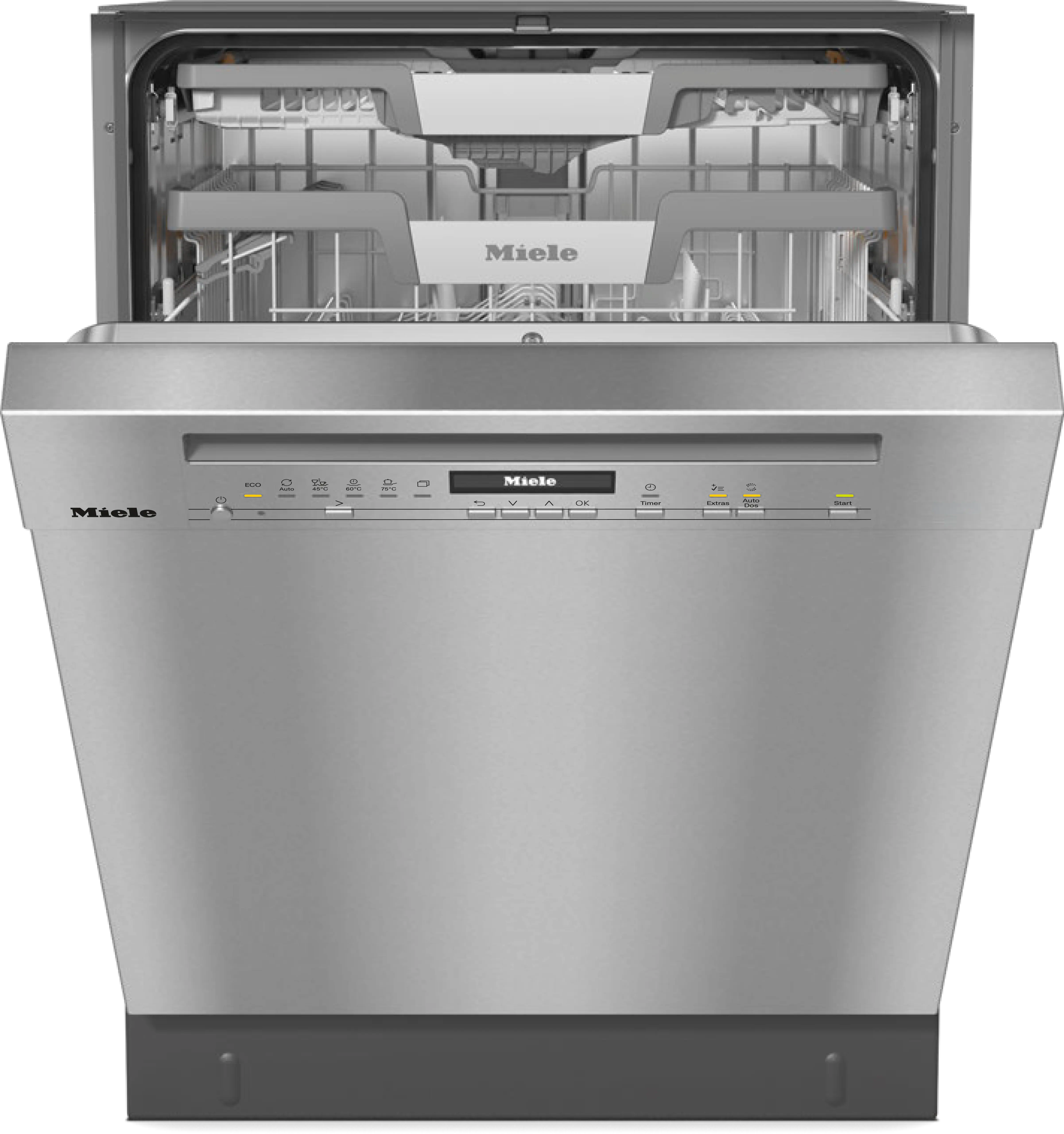 Miele G 7130 SCU AutoDos CleanSteel opvaskemaskine til indbygning
