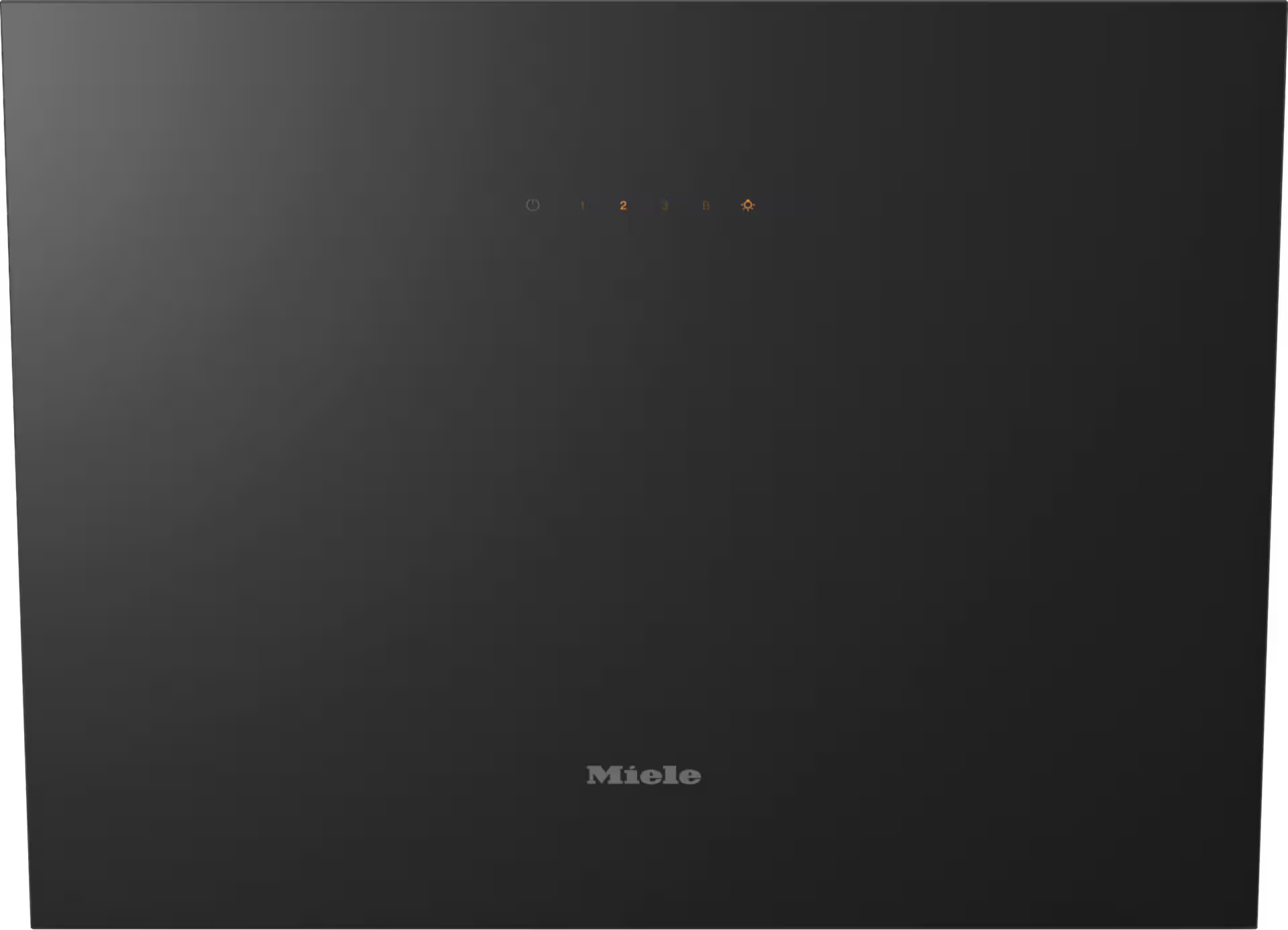 Miele DAH 2660 Escala obsidiansort vægmonteret emhætte set forfra