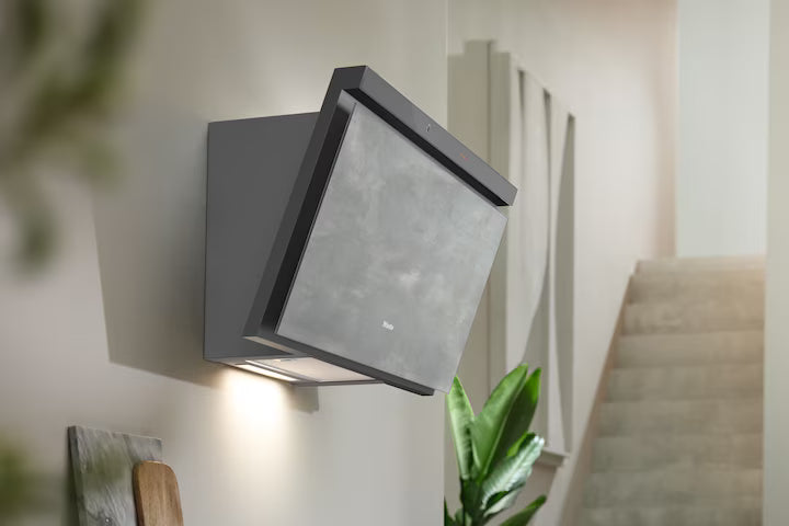 Miele DAH 4970 Sienna Concrete-look vægmonteret emhætte grå, beige og knækket hvid