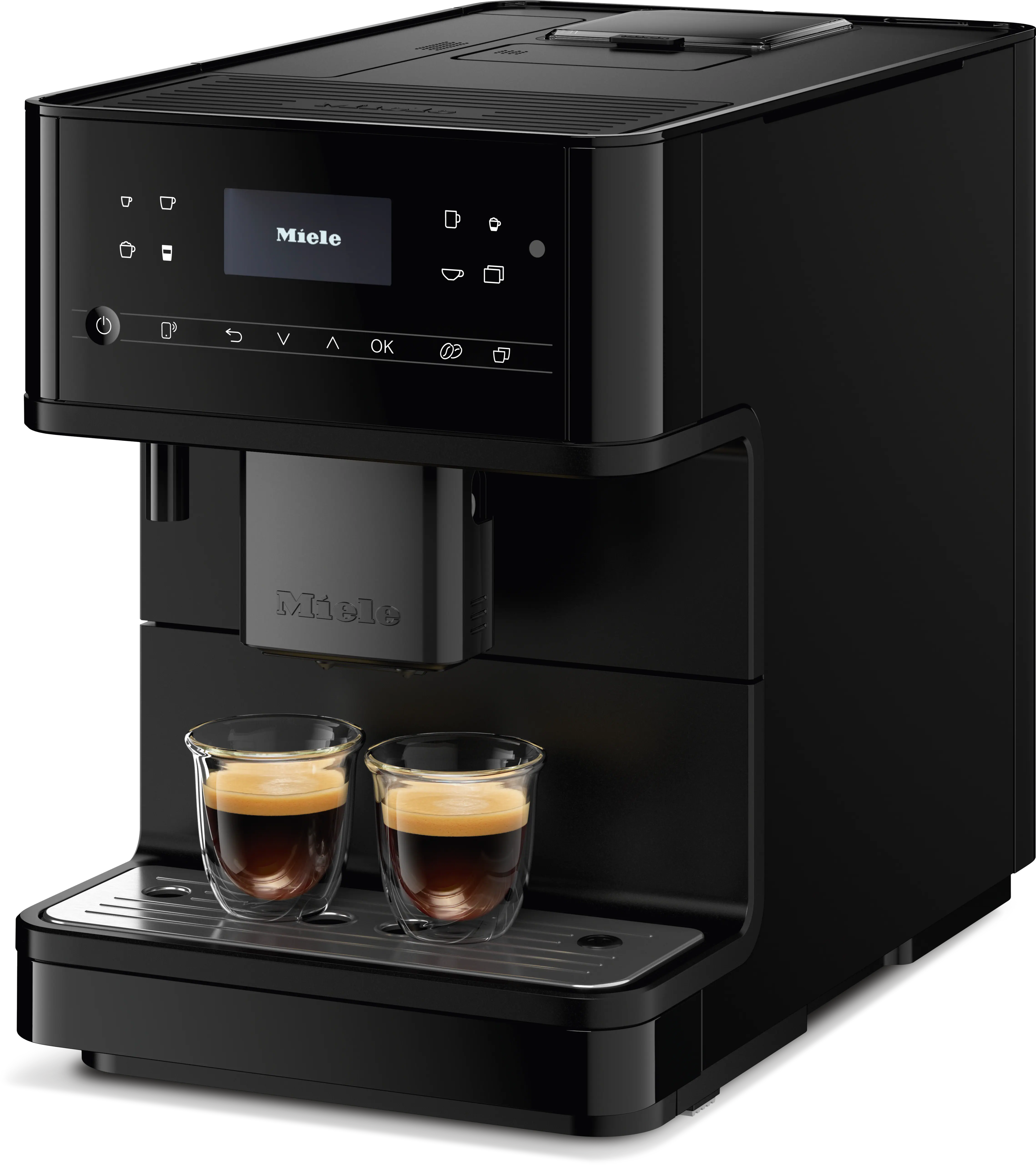 To kopper samtidigt med ét tryk - Miele CM 6360 OneTouch for Two