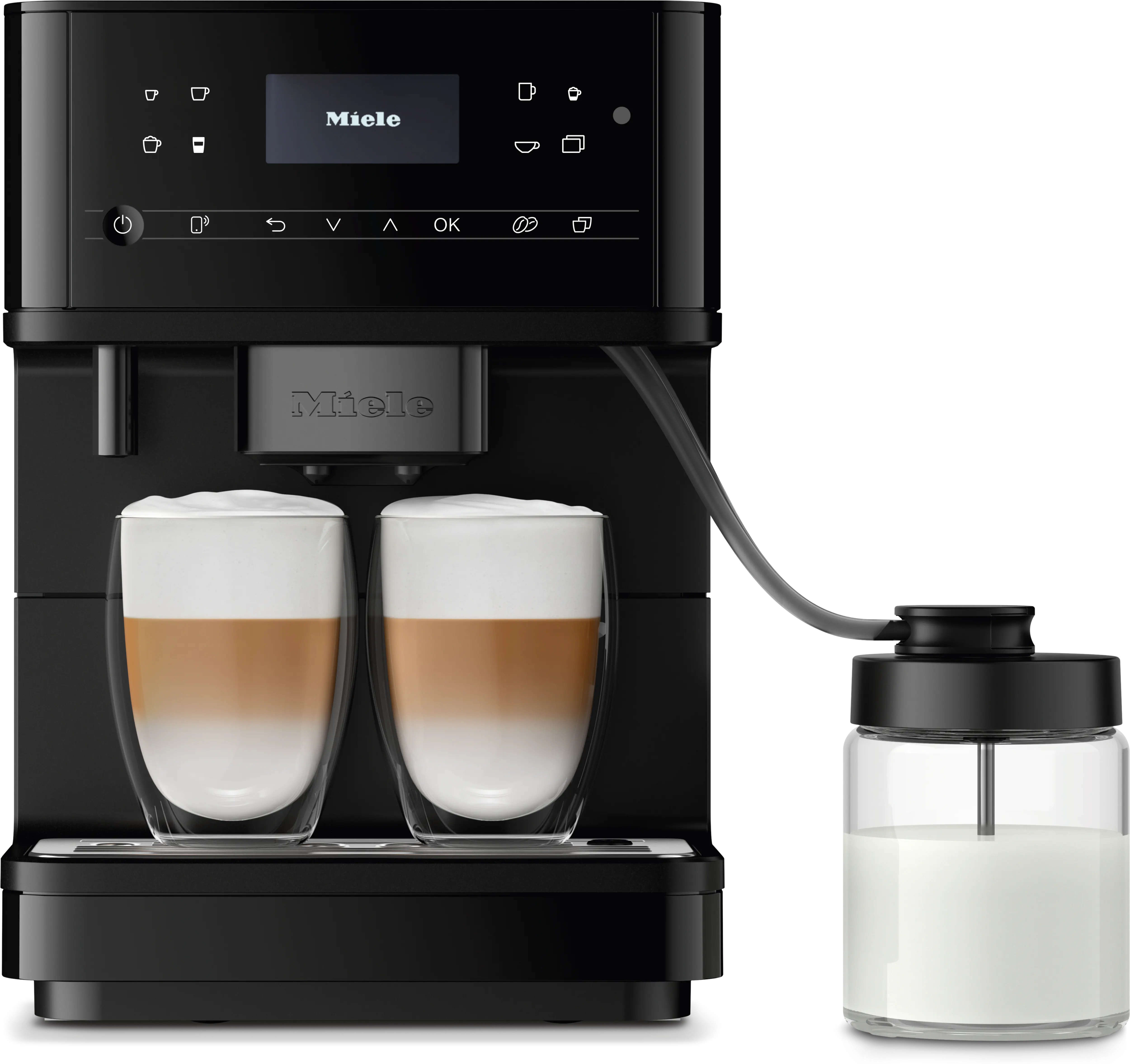 Miele CM 6360 125 Edition obsidiansort mat espressomaskine