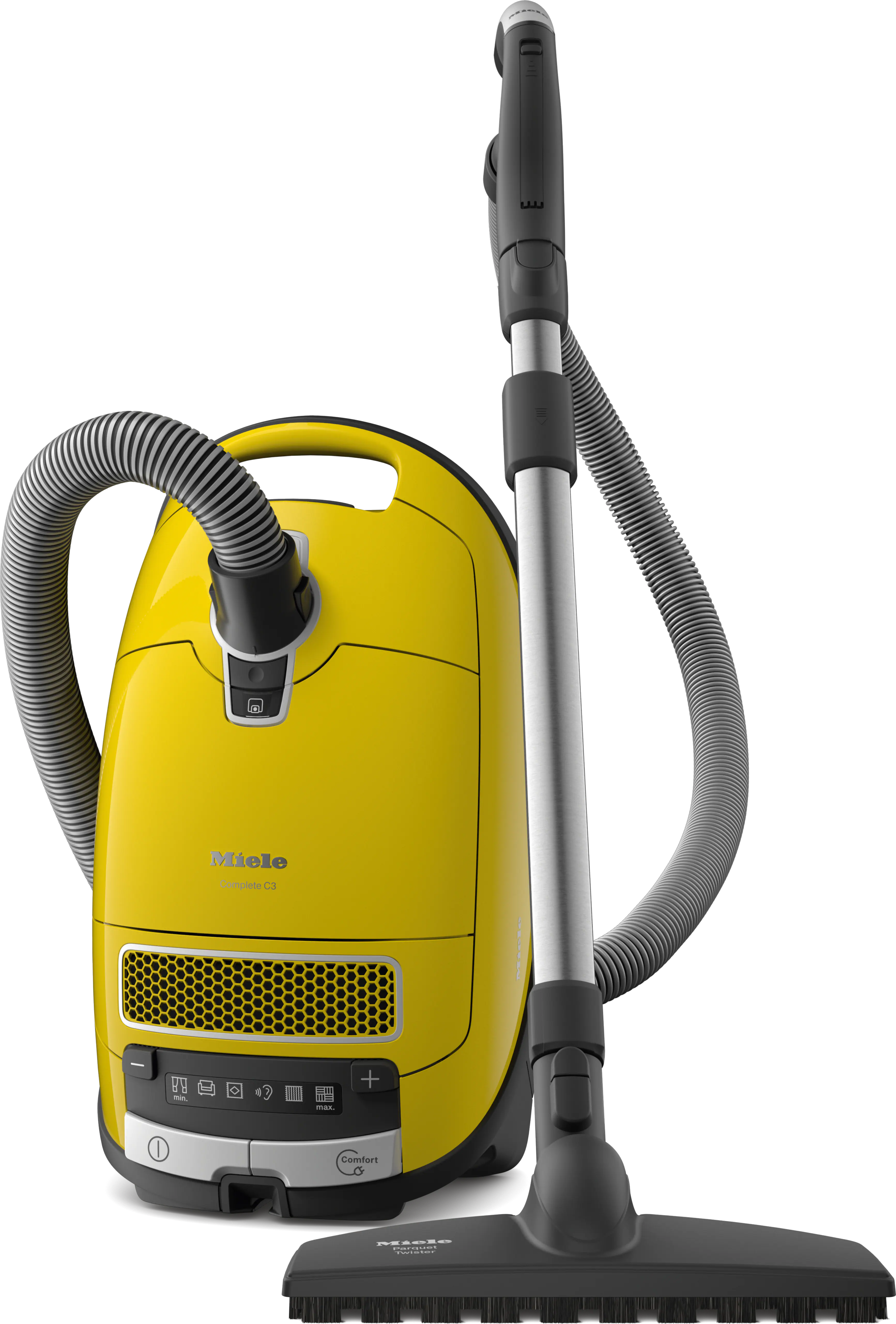 Miele støvsuger C3 i flot gul nuance
