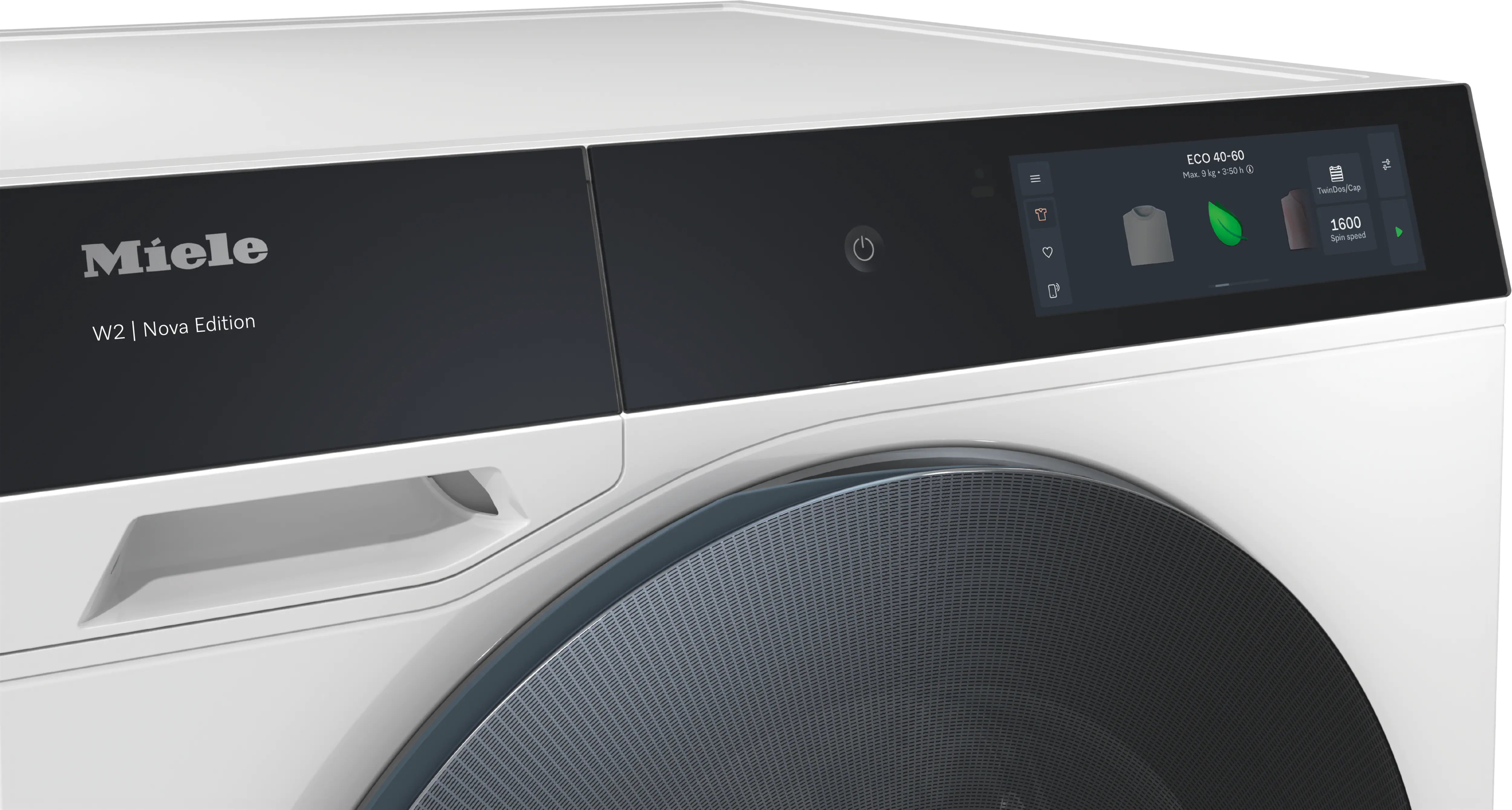 Kontrolpanel på Miele WQ 1000 WPS Nova Edition