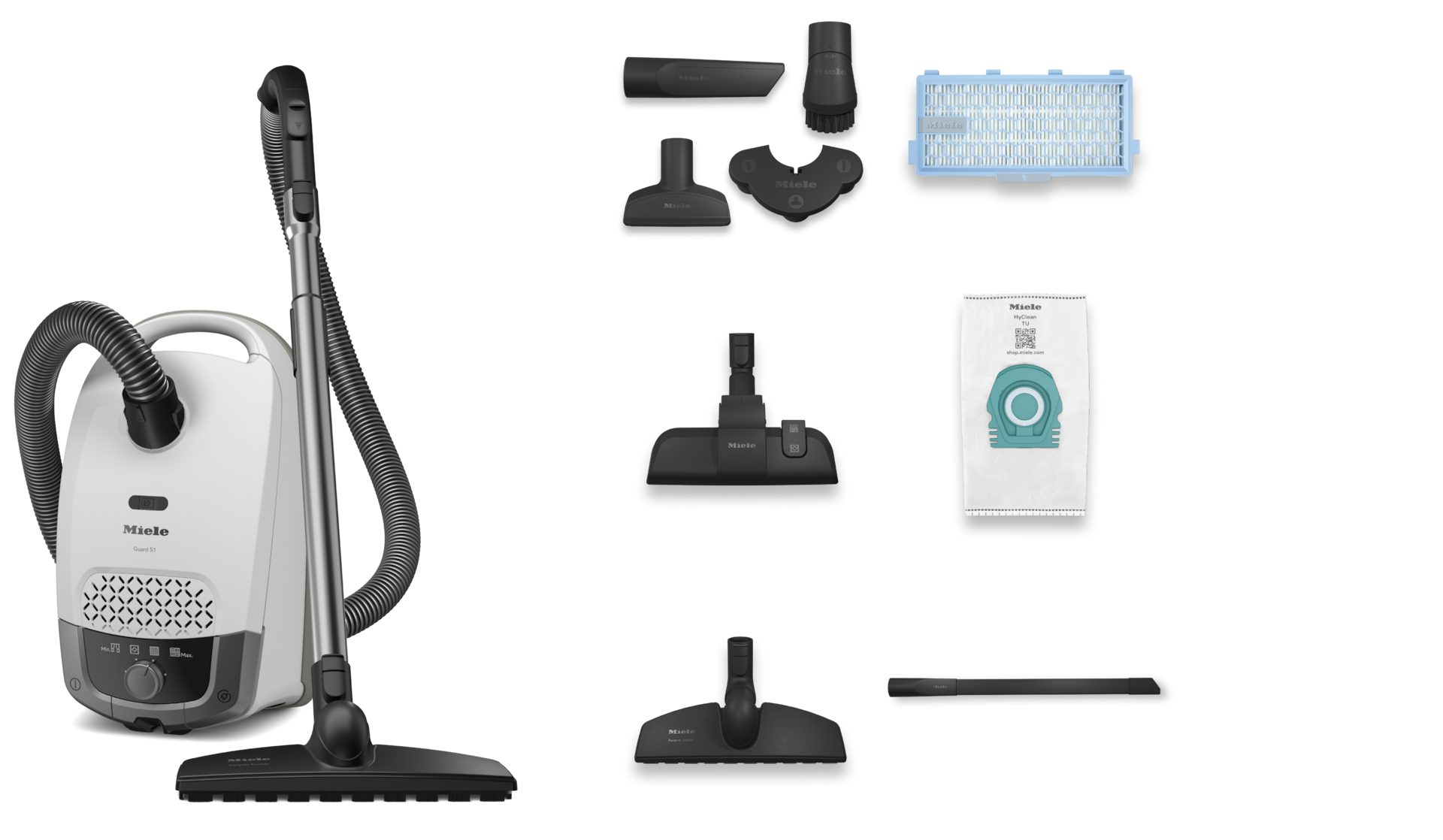 Miele Guard S1 Parquet Flex Brillianthvid tilbehør