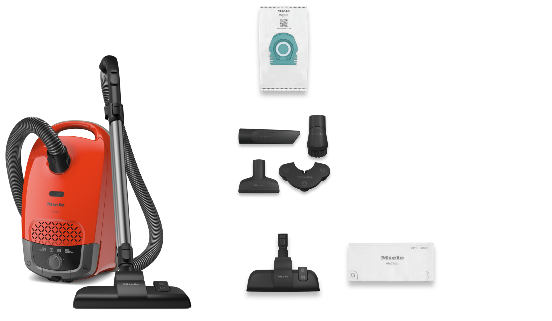 Miele Guard S1 Junior Terra-rød tilbehør