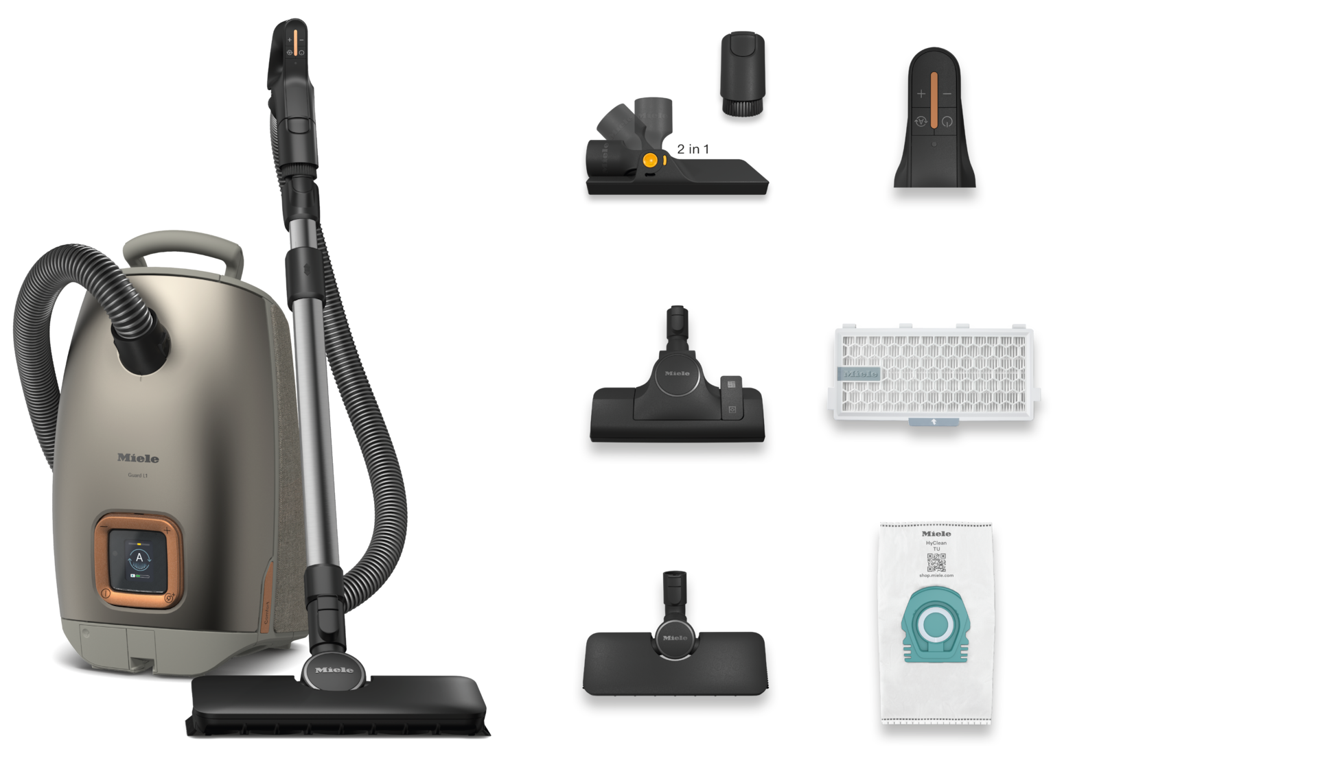 Miele Guard L1 Comfort Titanium PF tilbehør