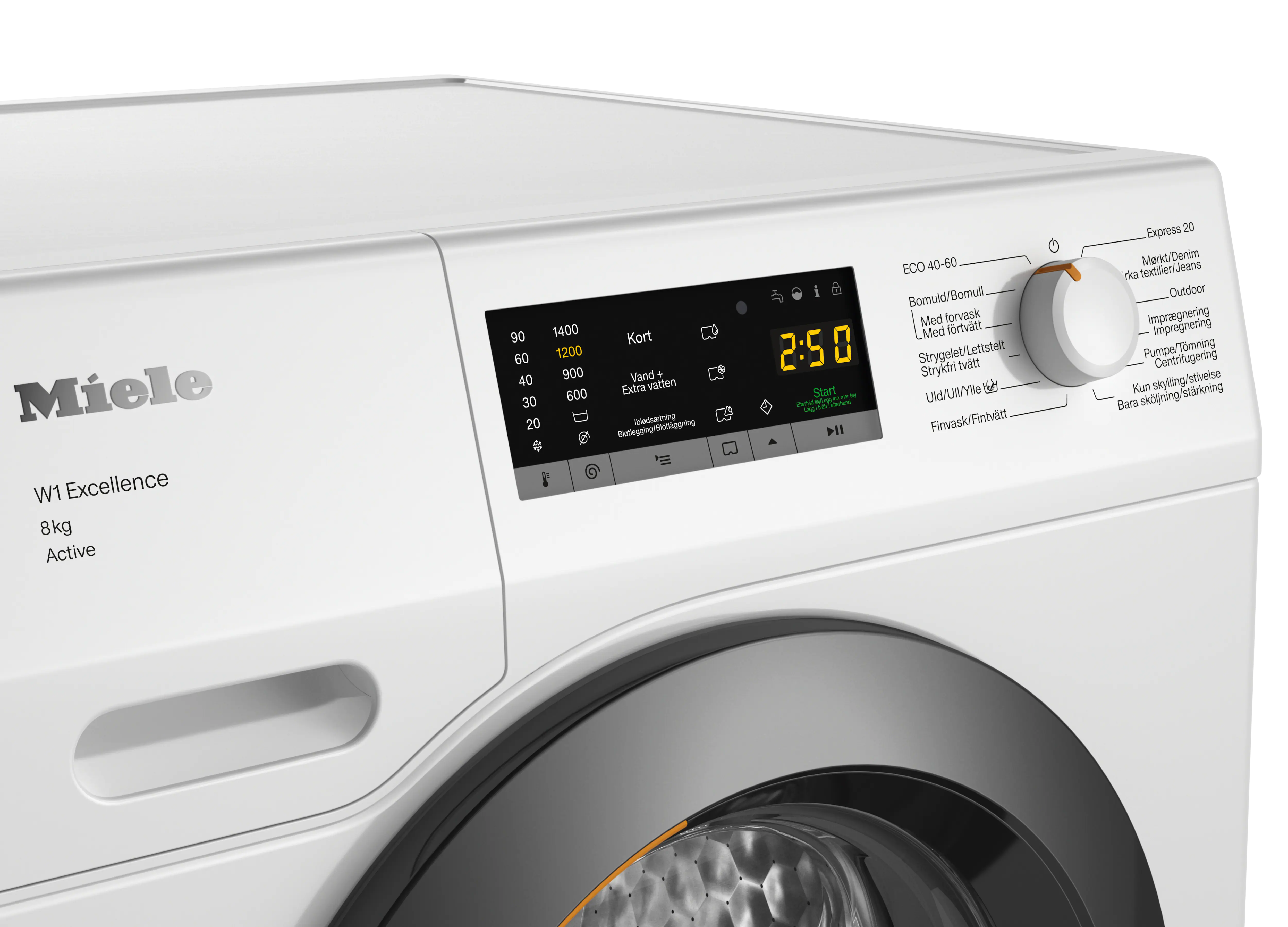 Miele WEA135 WCS kontrolpanel