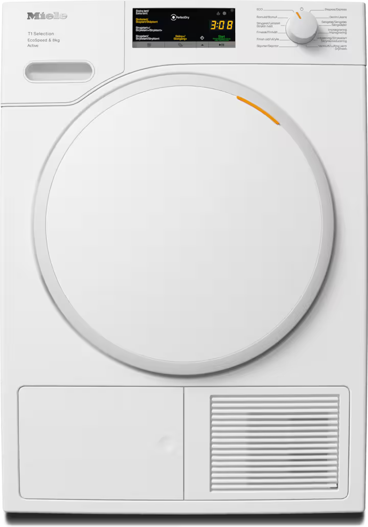 Miele TSA523WP 8kg Active tørretumbler med varmepumpe