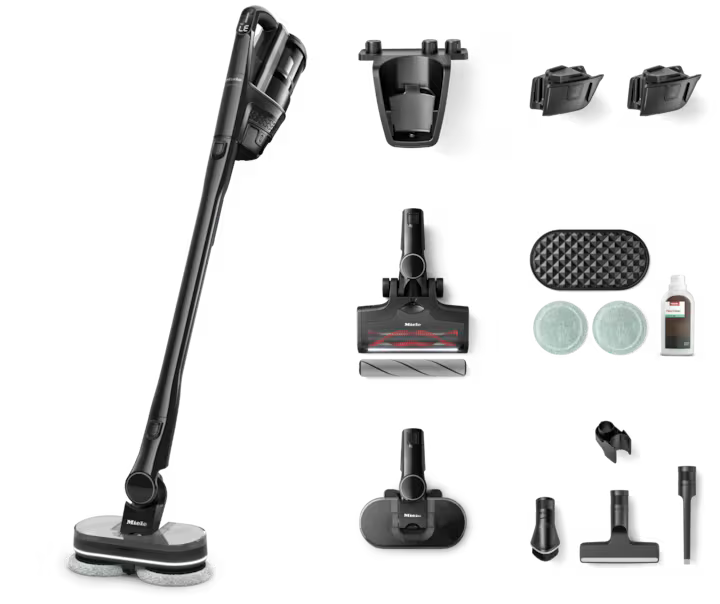 Miele Triflex HX3 Plus Aqua Obsidiansort ledningsfri støvsuger