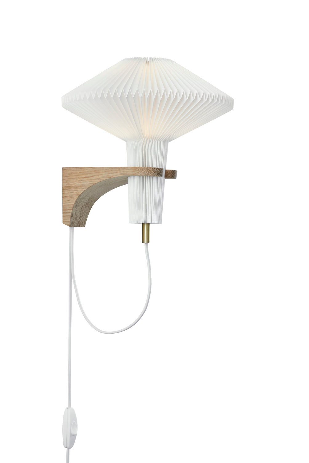 LE KLINT 204 The Mushroom Light Oak E14 Væglampe