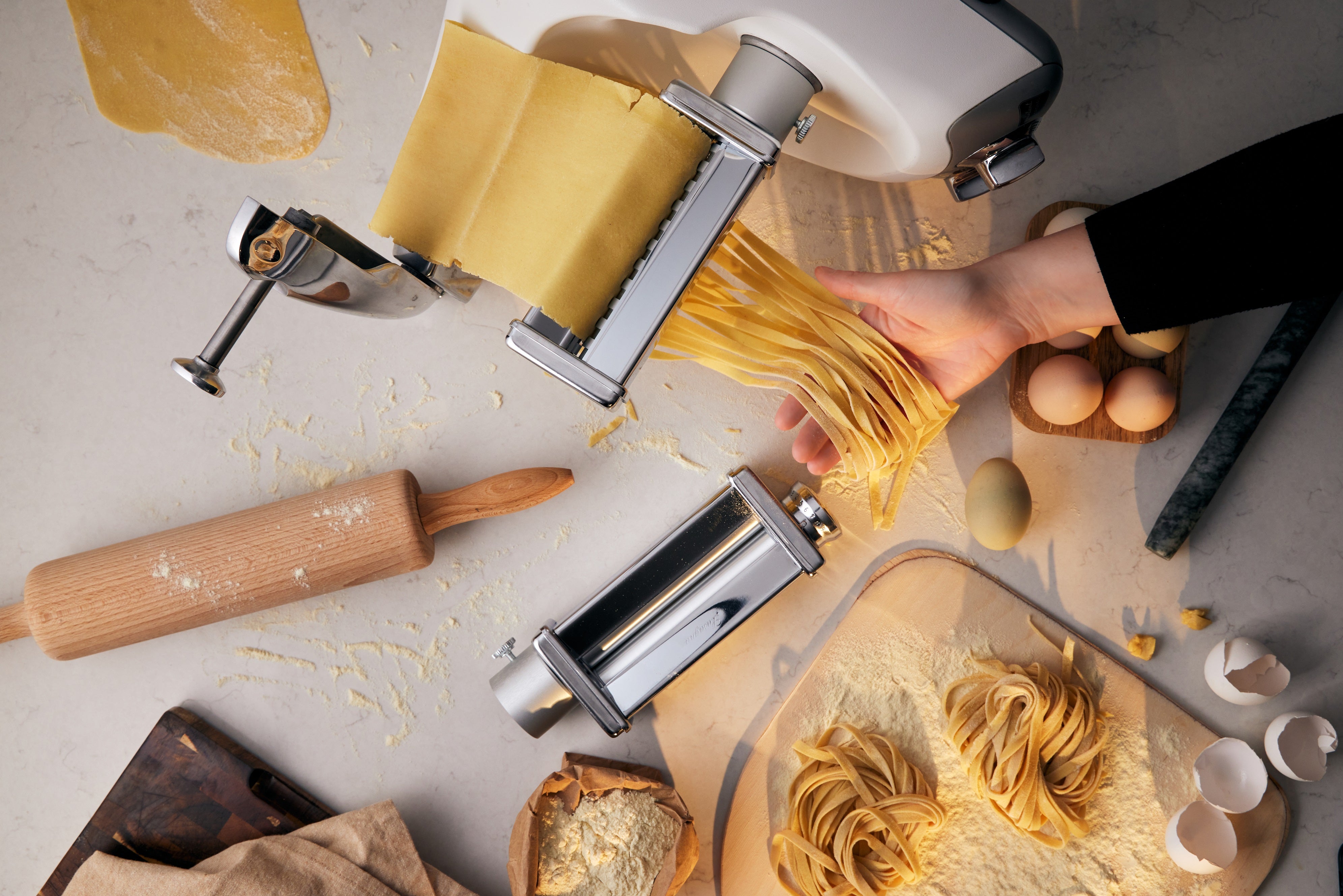 Frisklavet pasta med Ankarsrum