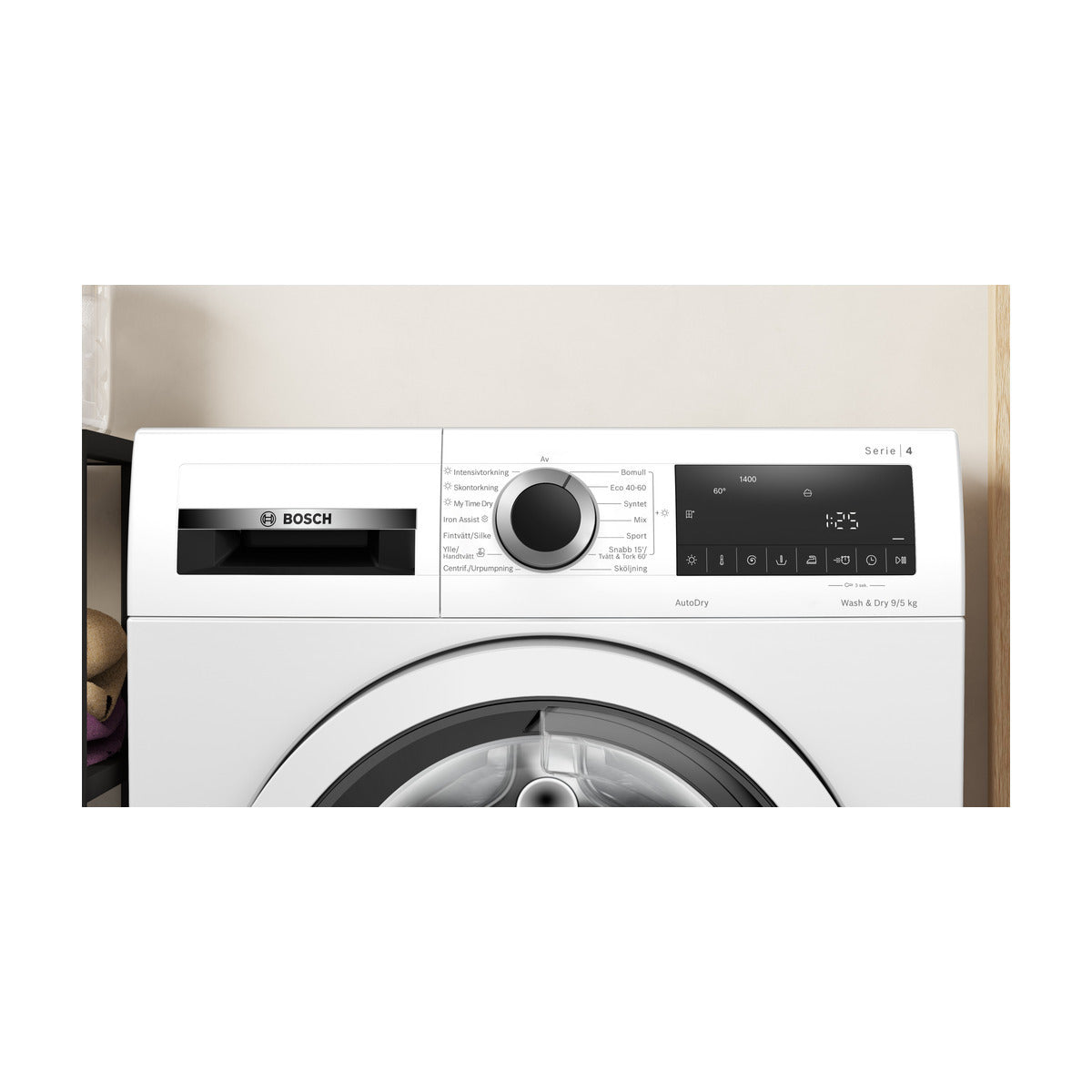 Bosch WNA144VBSN Vaske-Tørre maskine