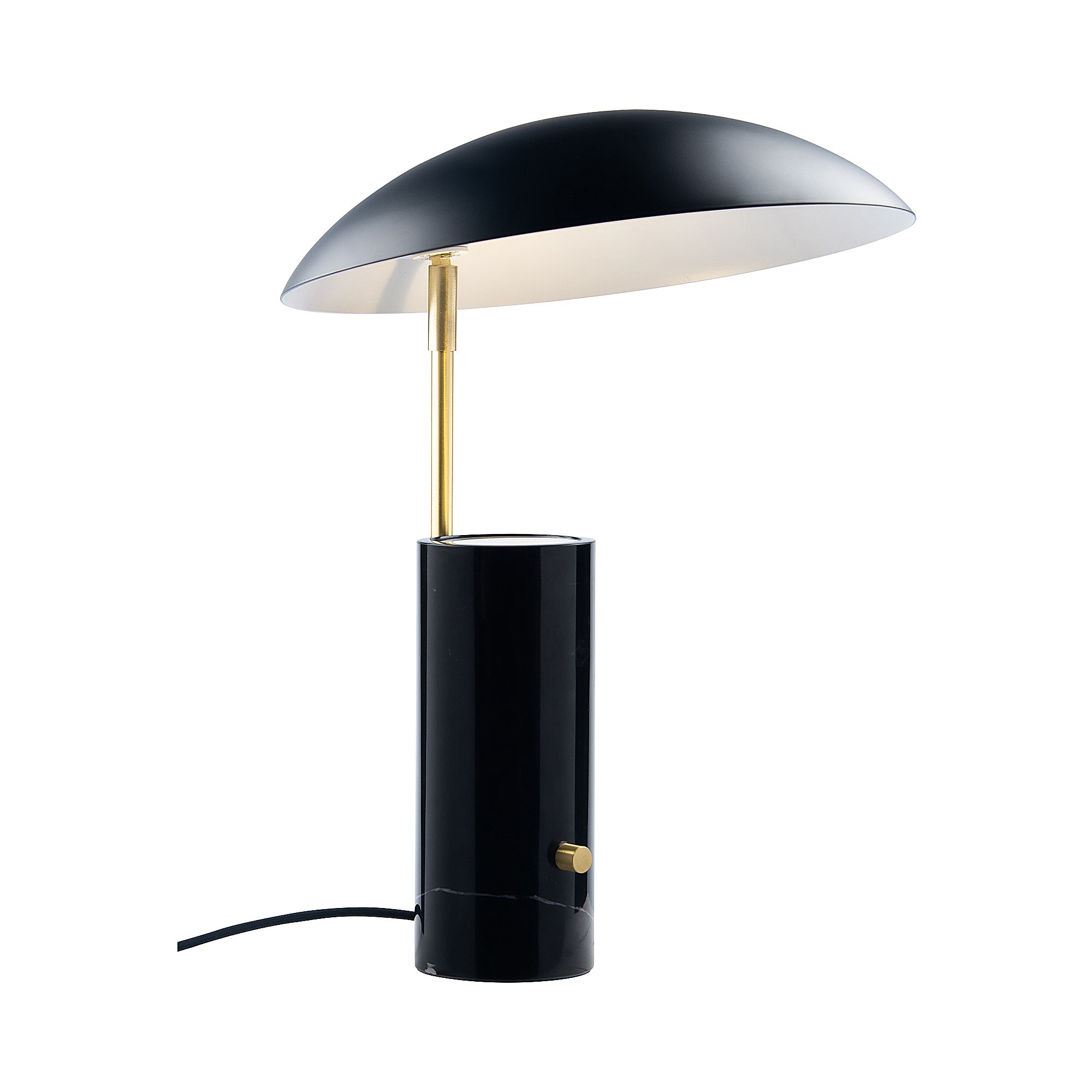 Mademoiselle sort bordlampe