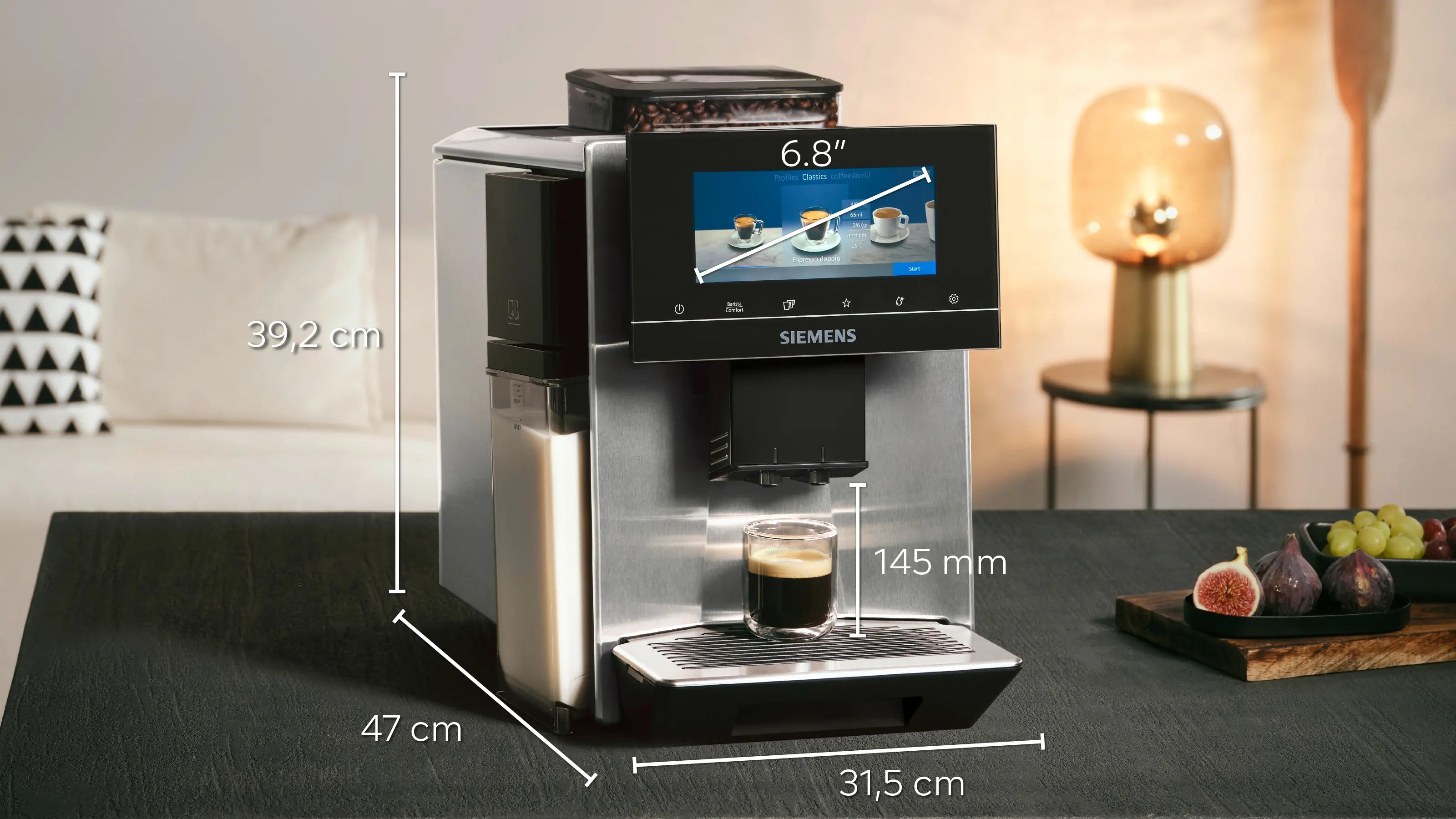 Siemens TQ903RZ3 EQ900 plus fuldautomatisk espressomaskine