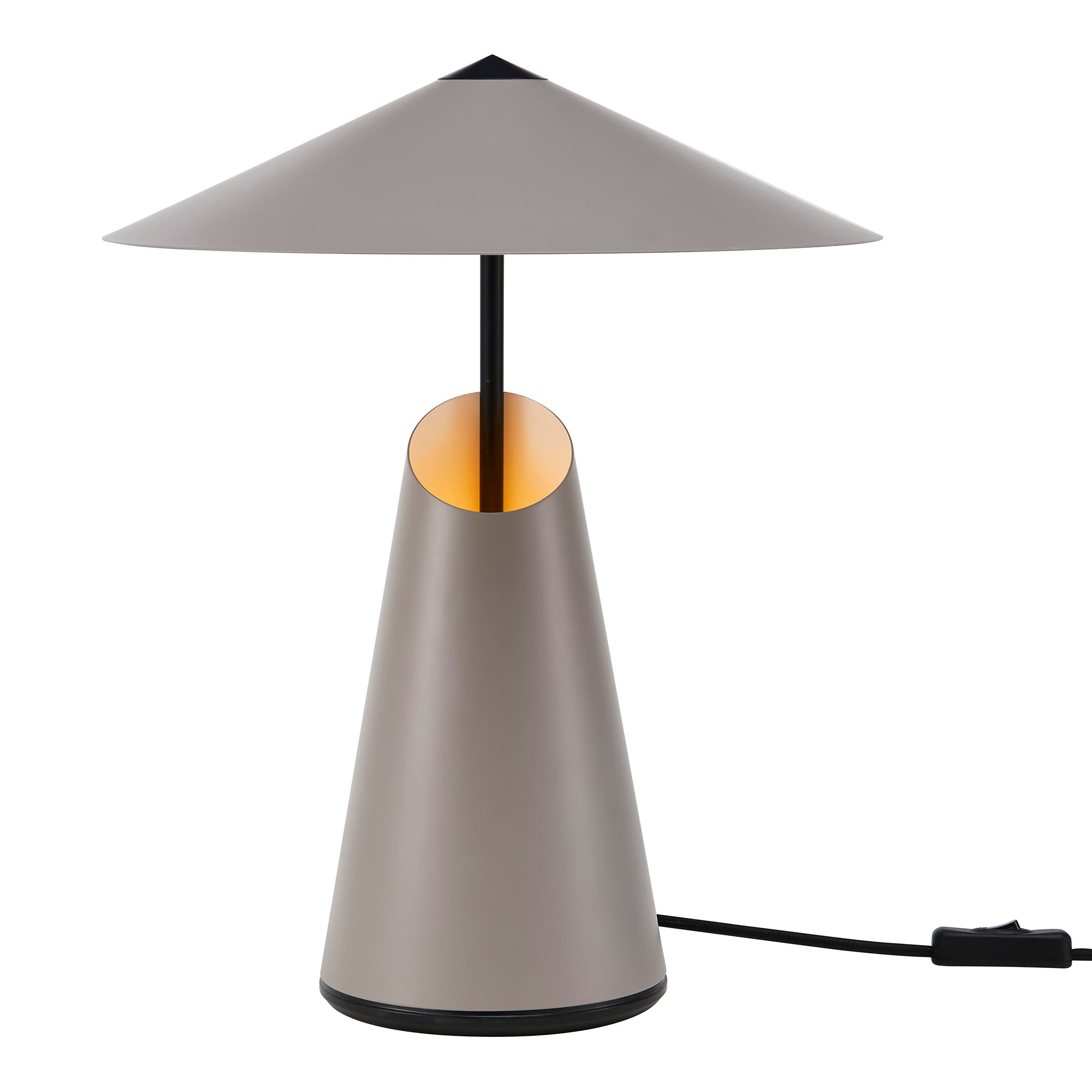 Taido E27 brun bordlampe