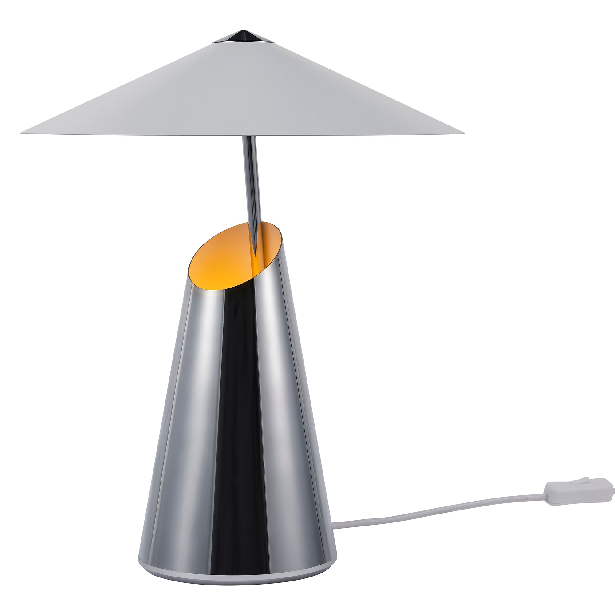 Taido E27 krom bordlampe