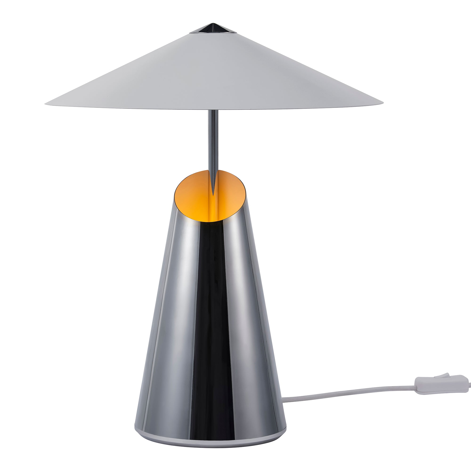 Taido E27 krom bordlampe