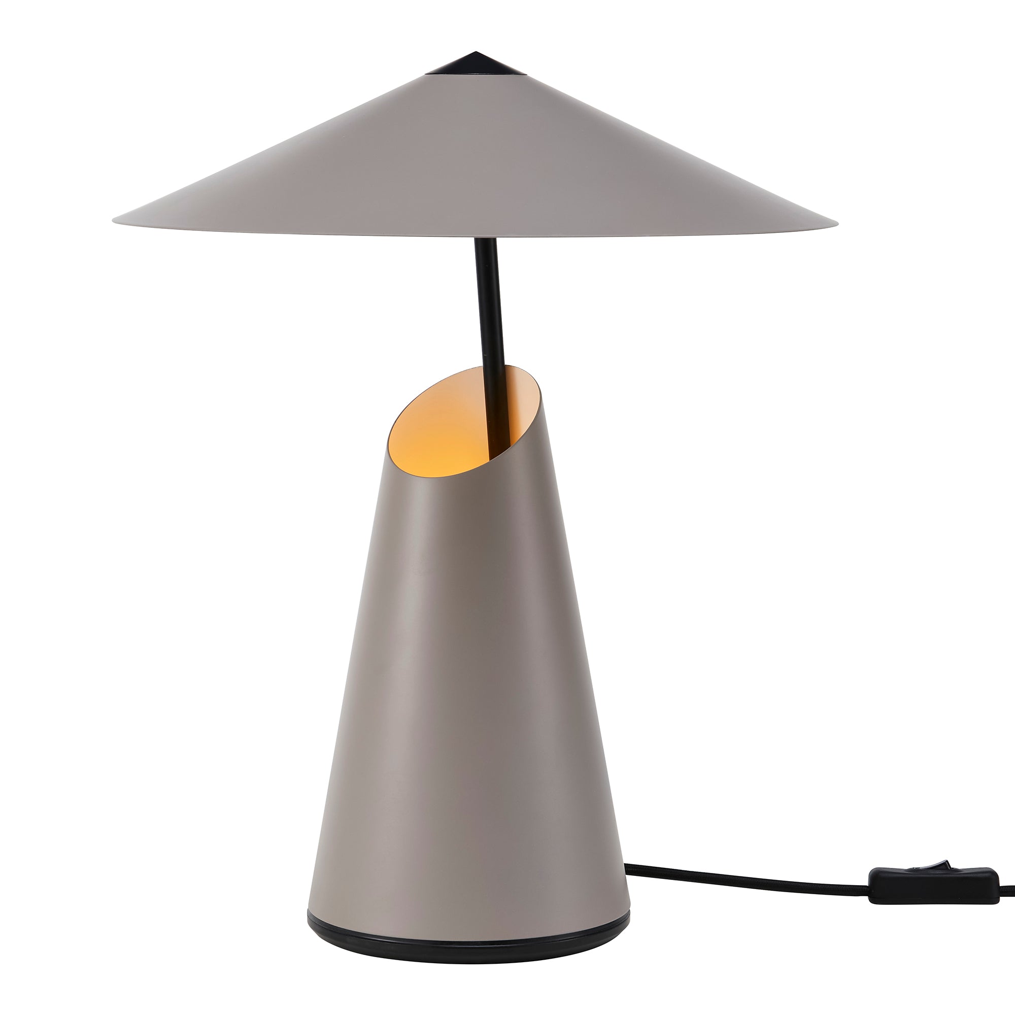 Taido E27 brun bordlampe