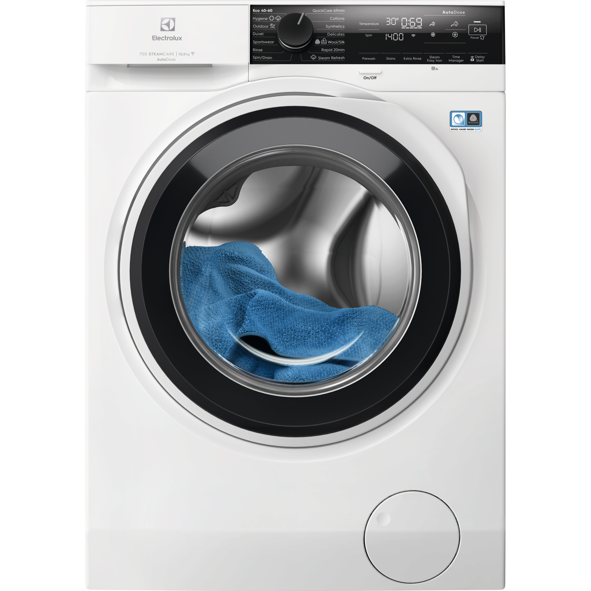 Electrolux EFI743SX4Q vaskemaskine 10,5 kg