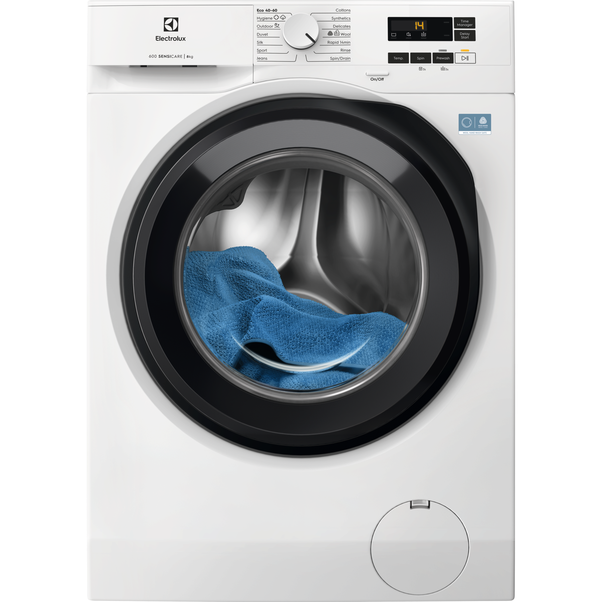 Electrolux EFI612E84E vaskemaskine med 8 kg