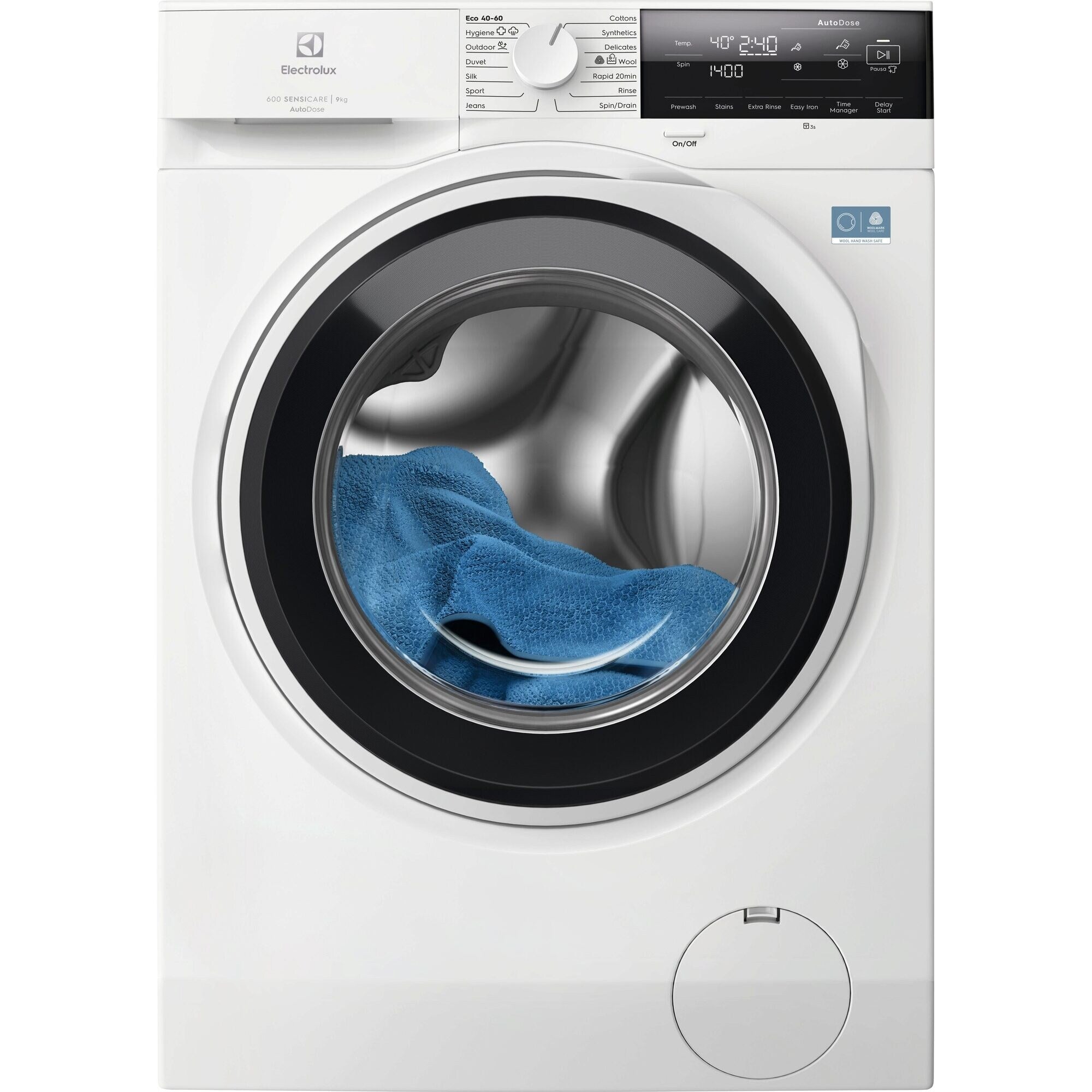 Electrolux EFI633P94Q vaskemaskine 9 kg