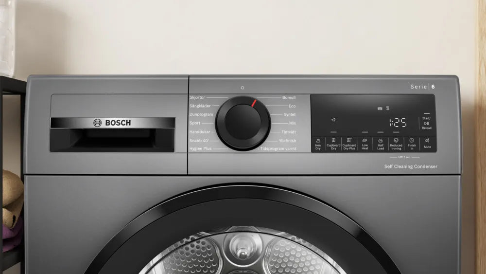 Bosch WQG245DXSN kontrolpanel